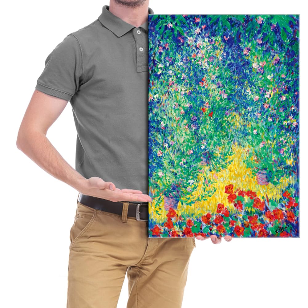 Wieco Art Canvas Prints Flowers in a Garden,1928 by Theodore Earl Butler Abstract Canvas Wall Art for Wall Decor and Home Office Decorations