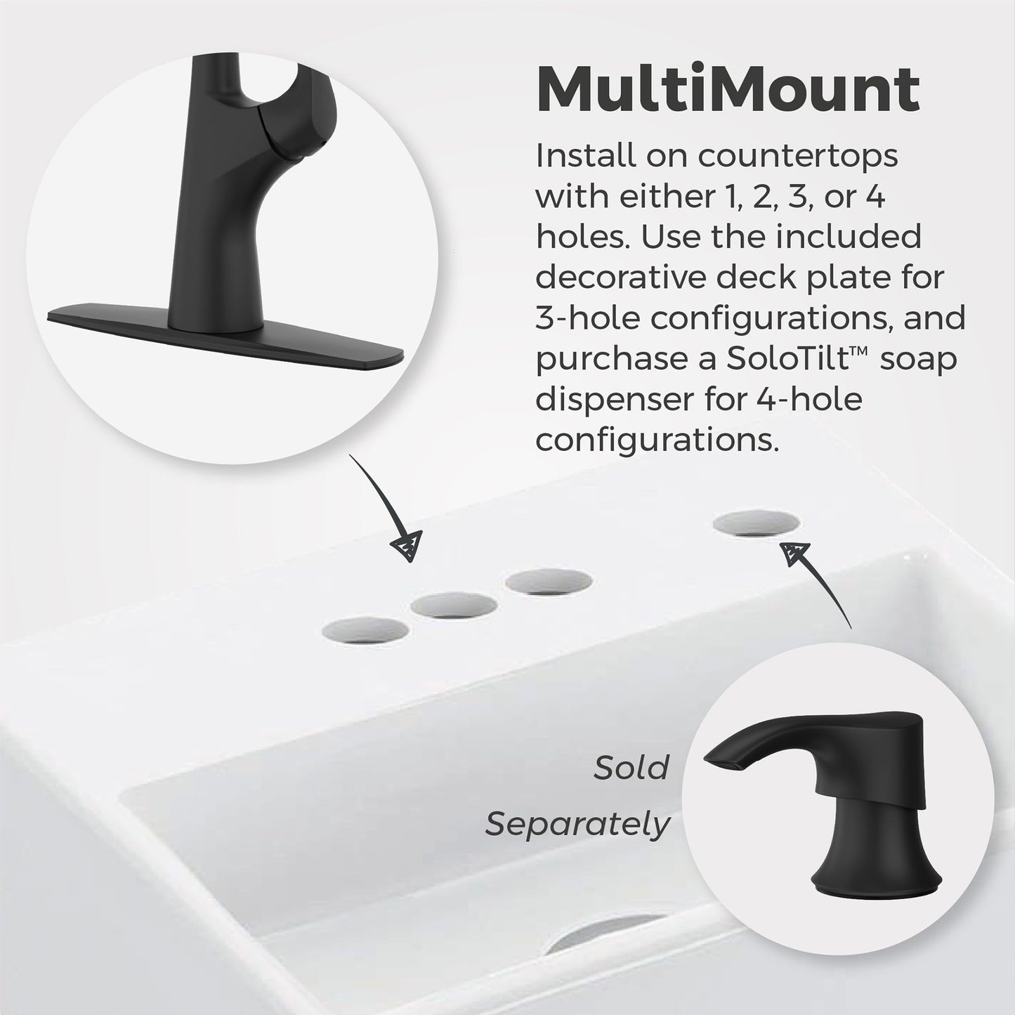 Pfister Talega Pull-Down Kitchen Faucet in Matte Black