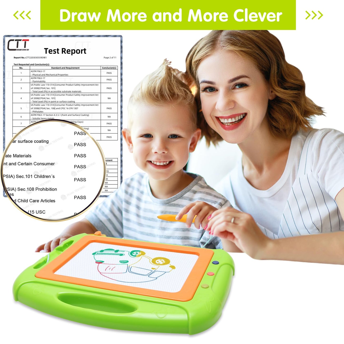 Toddler Girl Boy Toys,Magnetic Drawing Board Toddler Toys for 3 Year Old Girls Boys,1 Pen Doodle Board Kids Toys for 3 Year Old Boy,Class Must Haves Essentials Gifts for Girls Boys Birthday Easter