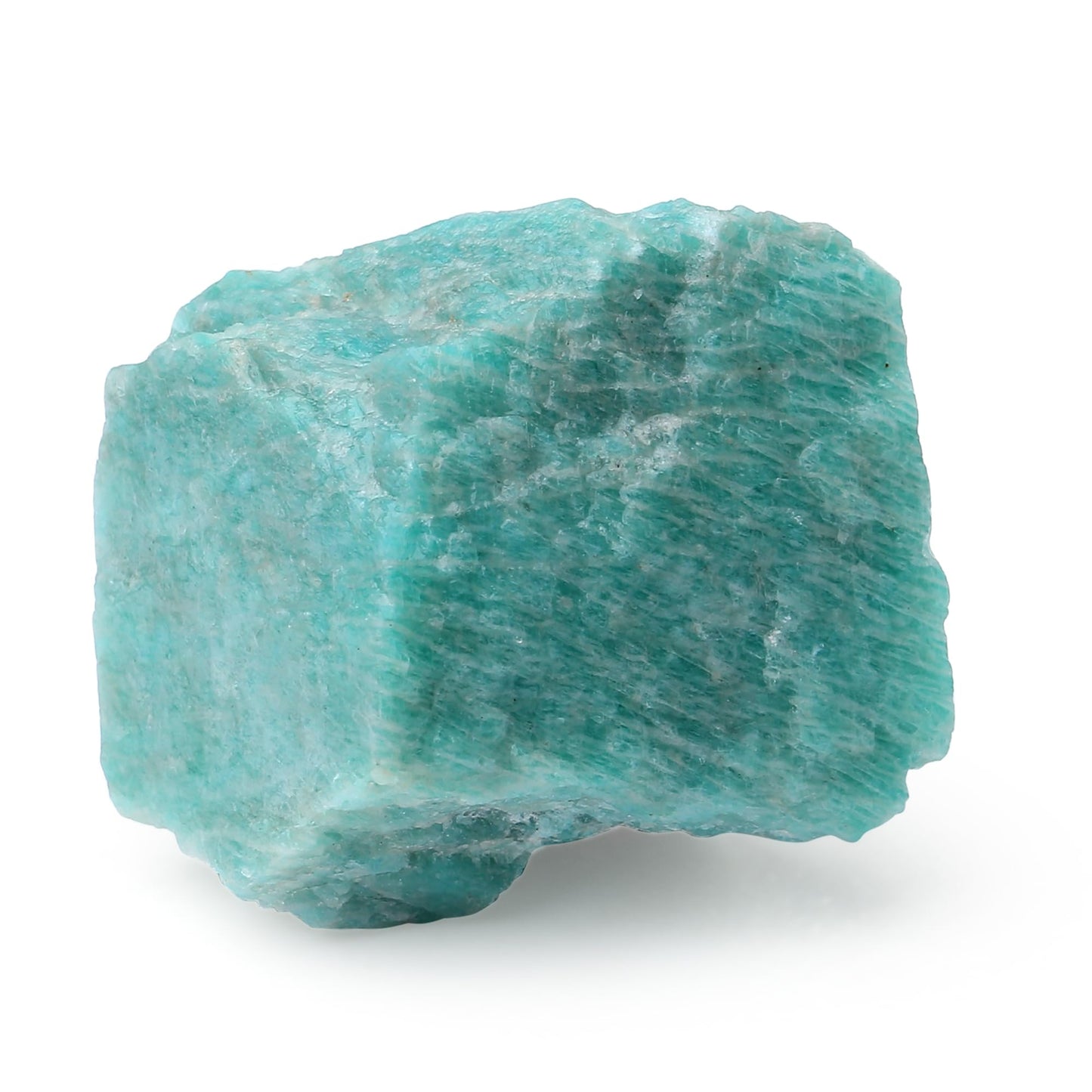 XIANNVXI Amazonite 1.8-2.2" Large Raw Crystals and Healing Stones Natural Rough Crystal Rocks Tumbling Cabbing Polishing Fountain Rocks 1PCS