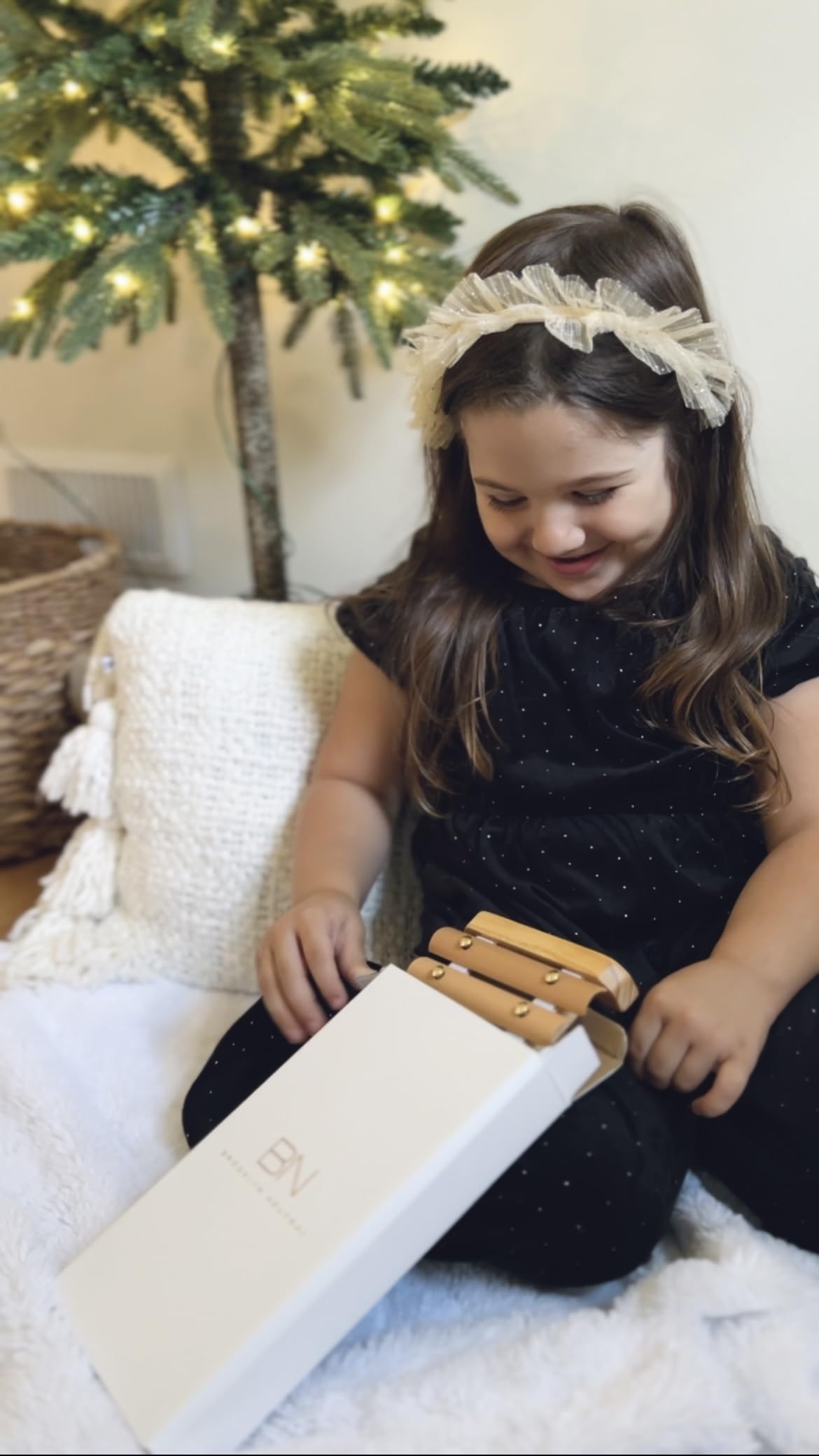 Brooklyn Neutral Xylophone, Montessori Musical Toy for Toddlers and Young Kids with a Modern Boho Aesthetic, Perfect in a Nursery, Playroom or as a Gender Neutral Baby and Birthday Gift