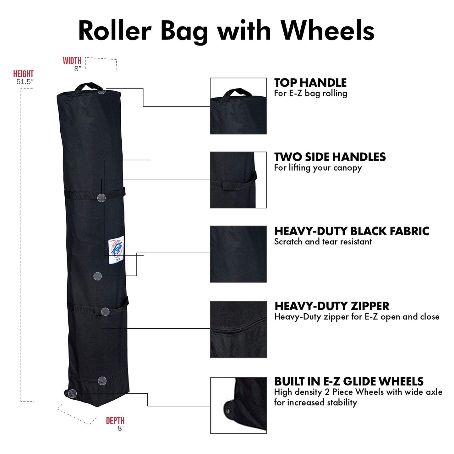 E-Z UP Sierra II Instant Pop Up Outdoor Canopy 10' x 10', Roller Bag and 4 Piece Spike Set, Royal Blue