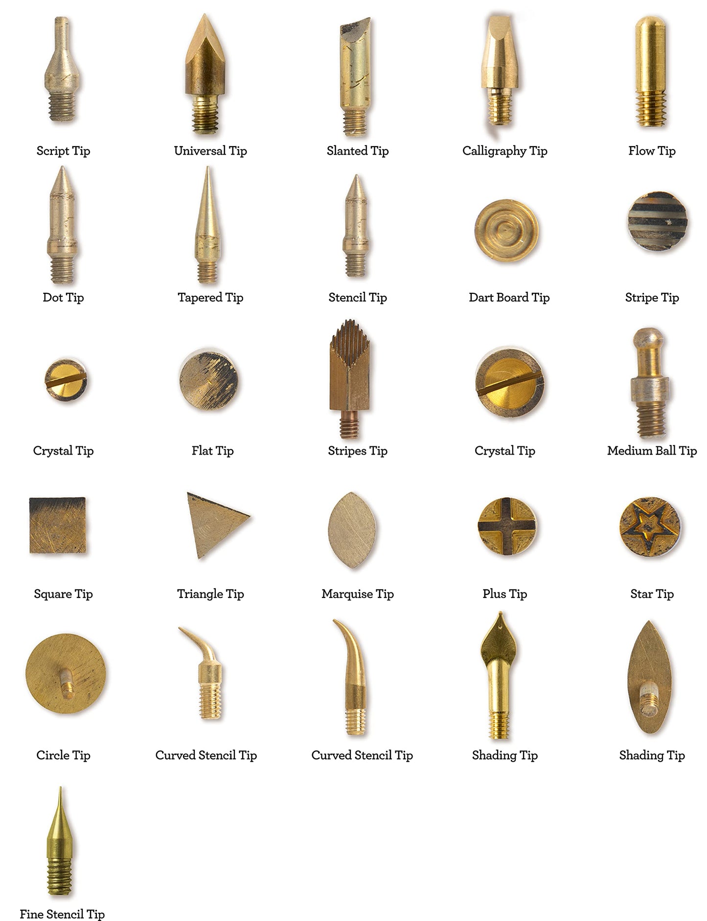 Wood Burning Kit, Set of 26 Art Supplies for Wood Burning Tool Kit, DIY Arts and Crafts, Wood Burning Kit for Adults, Great for Pattern Making, Shading and Texture, By Plaid Enterprises, 11879