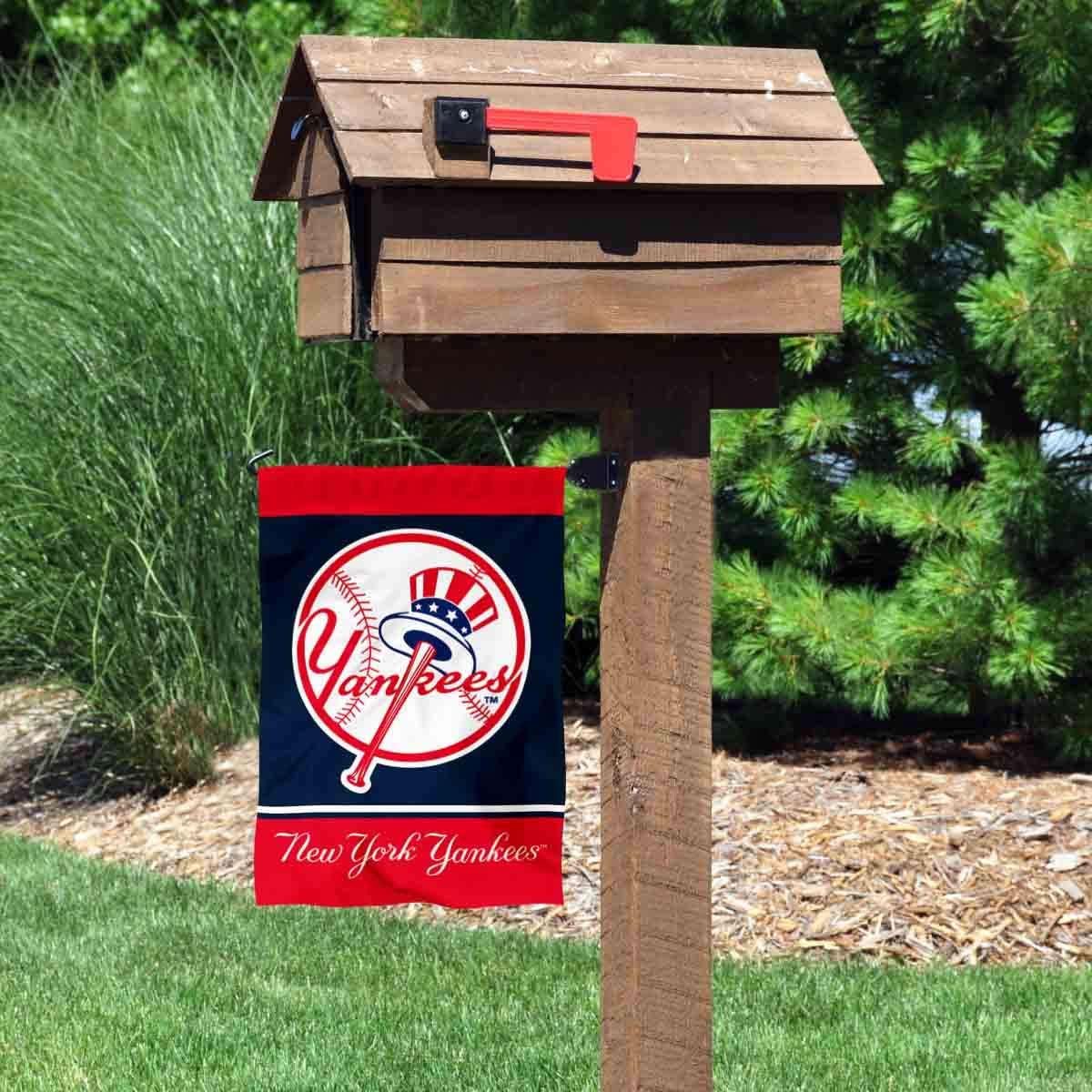 NY Yankees Retro Vintage Throwback Double Sided Garden Flag