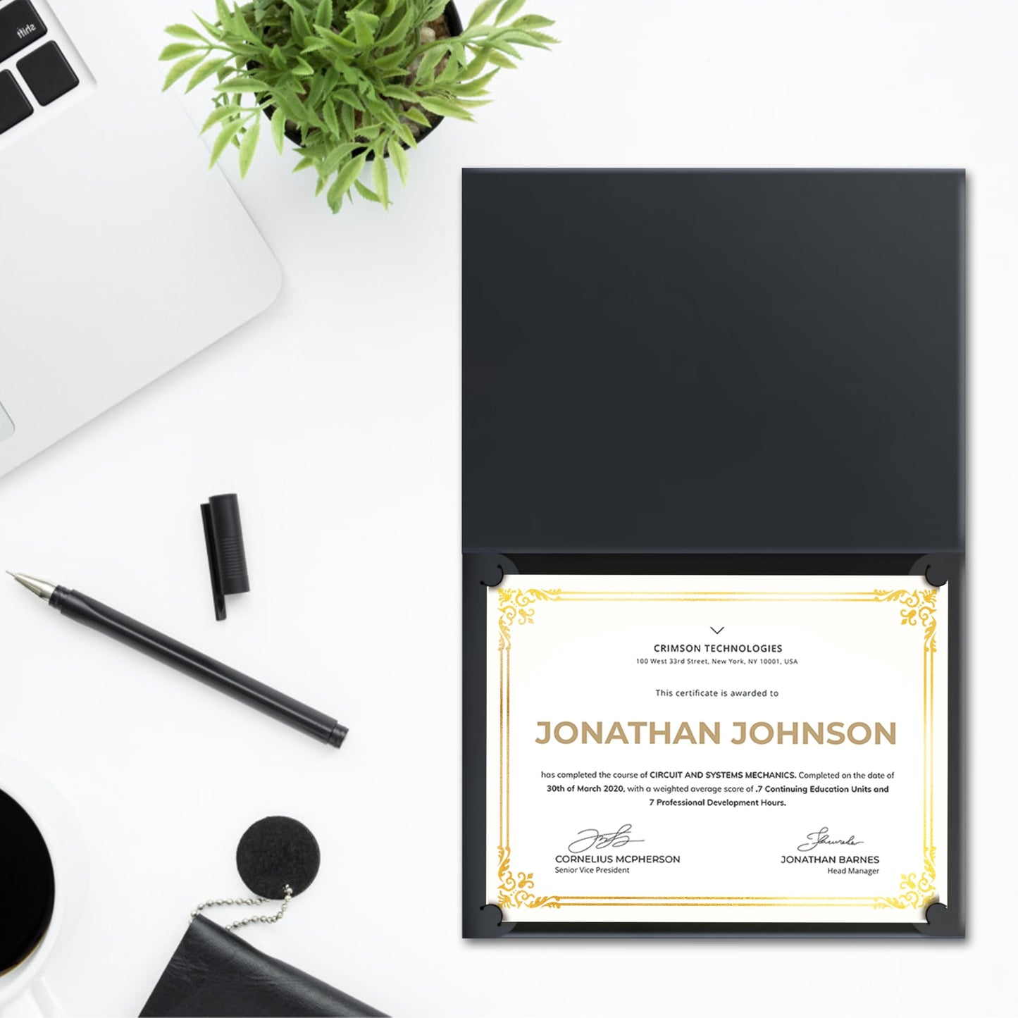50 Sheets Certificate Paper for Printing,Gold Foil Metallic Border,8.5x11 inch Blank Award Certificate Paper,Laser & Inkjet Printer Compatible,For Office,Business Awards,School Diplomas（New Packaging）