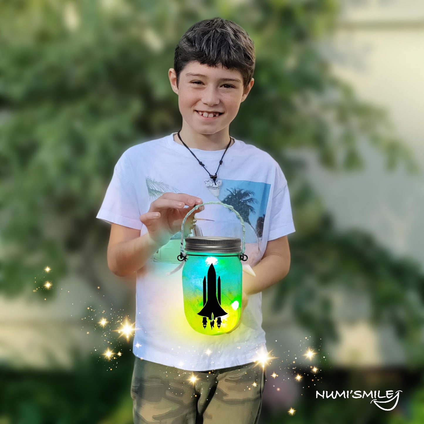 Make Your Own Space Night Light & DIY Robotic Kit, Arts and Crafts for Boys & Girls Ages 5 6 7 8 9 10 11 12 Years Old, Kids Crafts & STEM Projects, Best Birthday Present for Boys