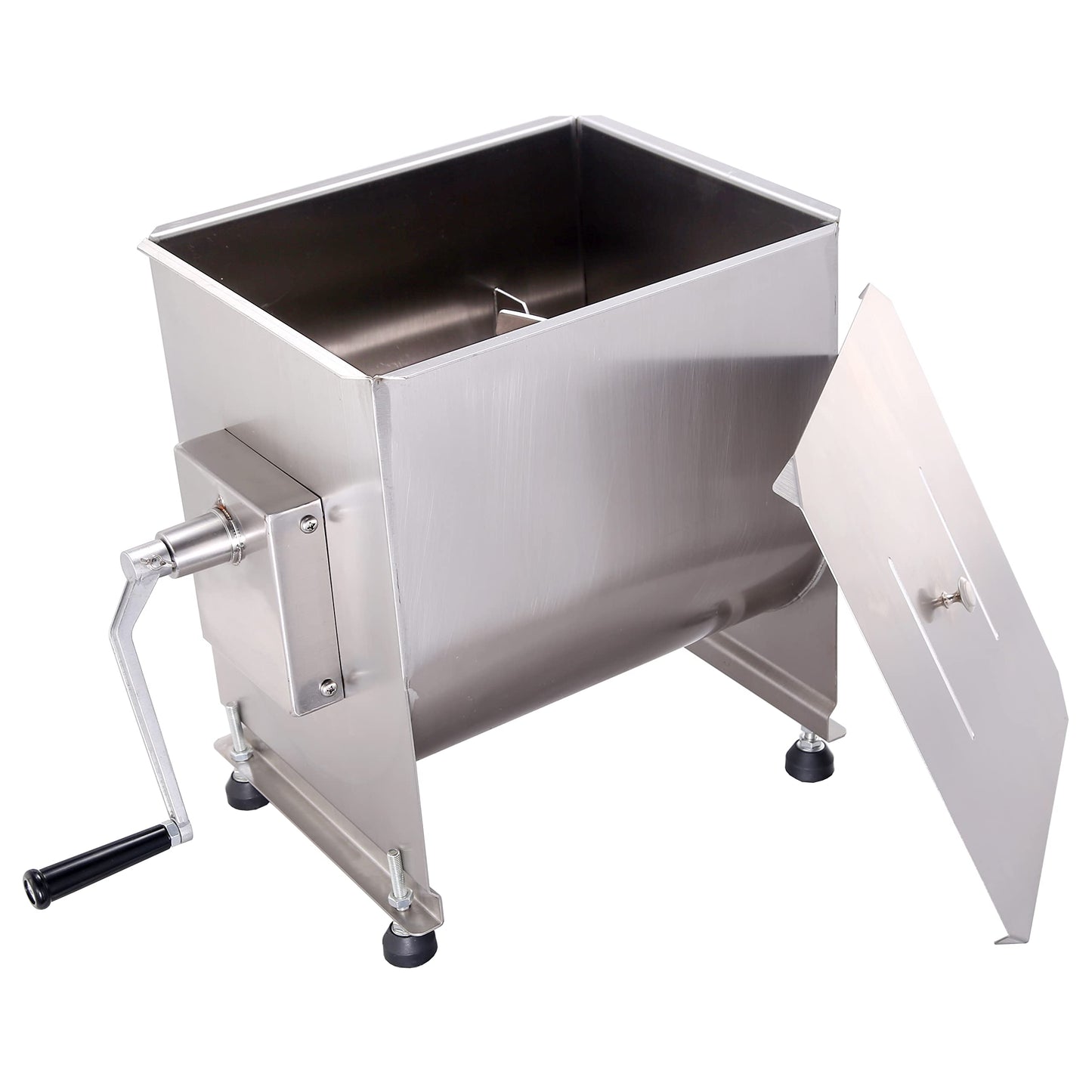 Hakka 15lb/7.5L Manual Fixed Tank Meat Mixer and11 Lb/5 L Sausage Stuffer