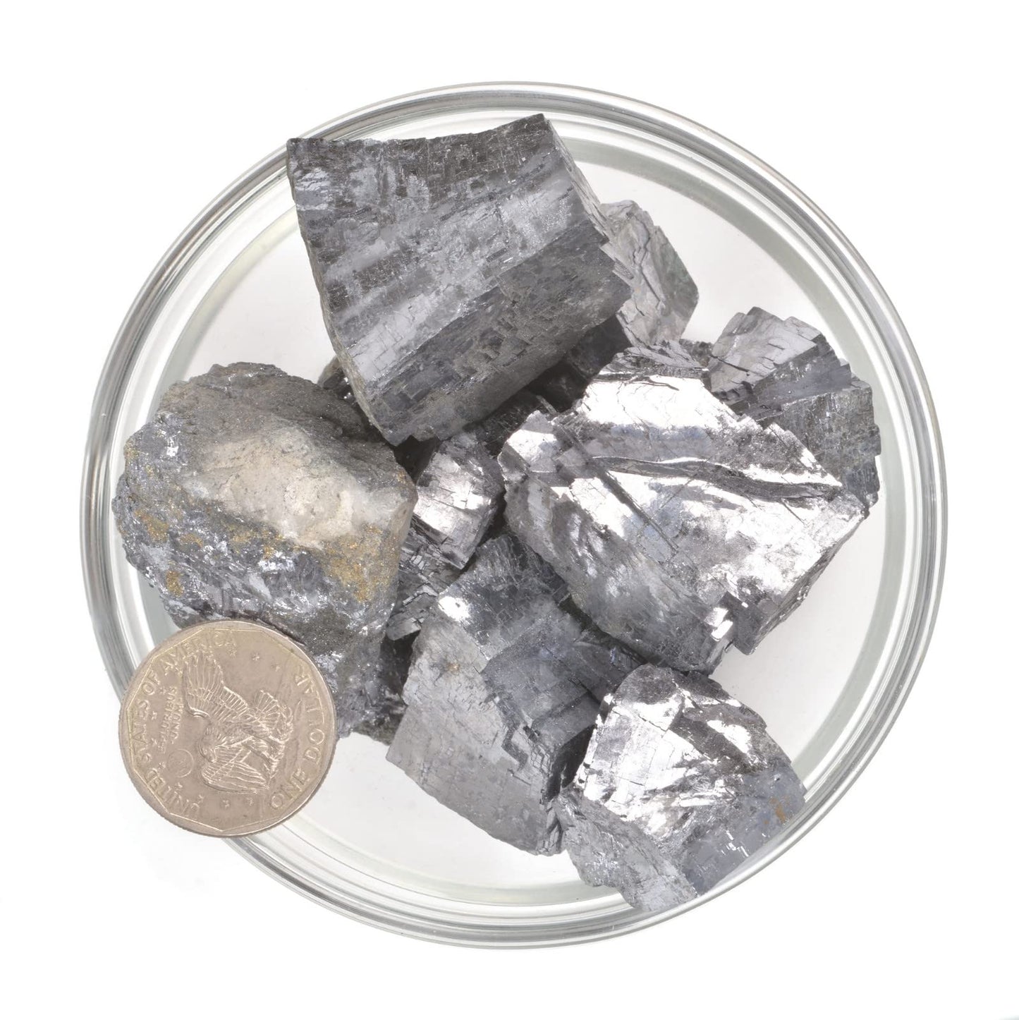 Justinstones 1LB Galena Crystal Natural for Grounding Energy Clearing Healing Meditation Strength Awakening