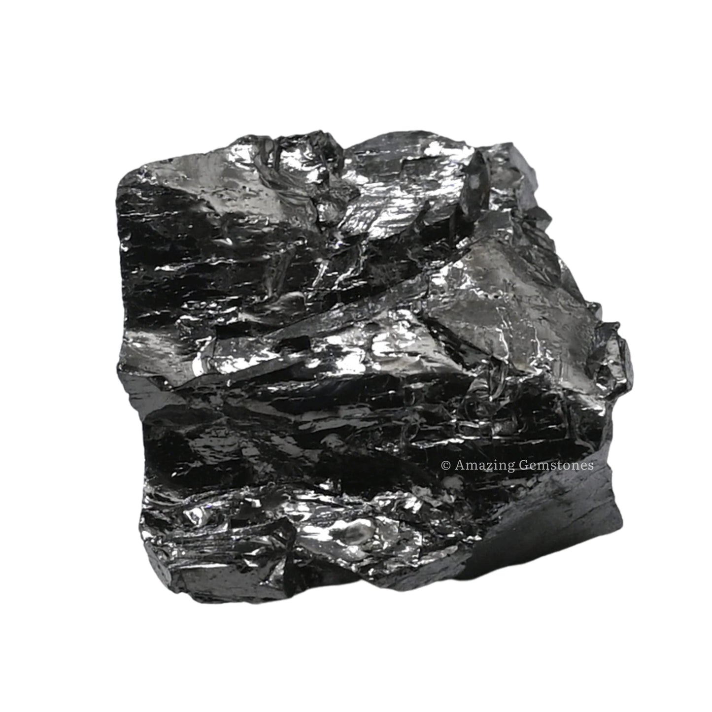 Amazing Gemstone Elite Shungite Raw Crystals and Healing Stones, Natural Rocks For Tumbling - DIY Raw Stones And Crystals (1 Piece)