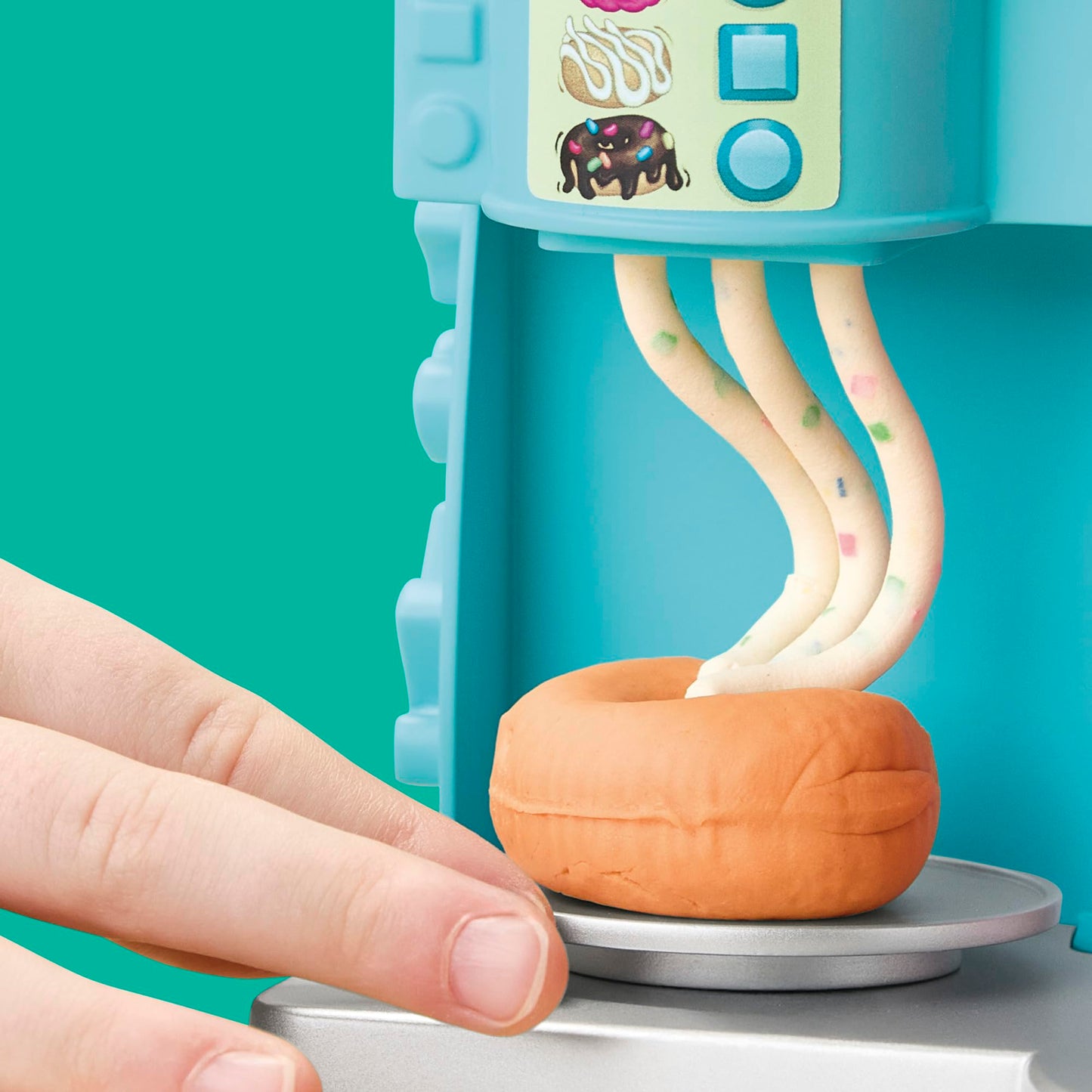 Play-Doh Donut Drop Shop Playset, Play Food Toy, Kids Arts & Crafts, Easter Gift for Kids 3+ Years