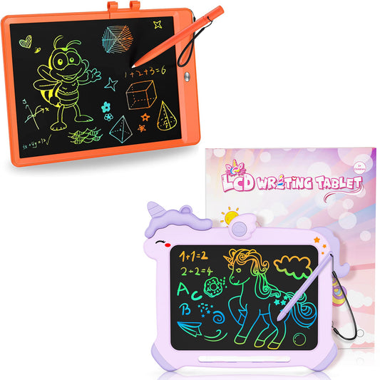 KOKODI Kid Toys LCD Writing Tablet, Colorful Toddler Drawing Pad Doodle Board Erasable, Educational Learning Toys Birthday Gifts for Girls Boys Age 3 4 5 6 7 8