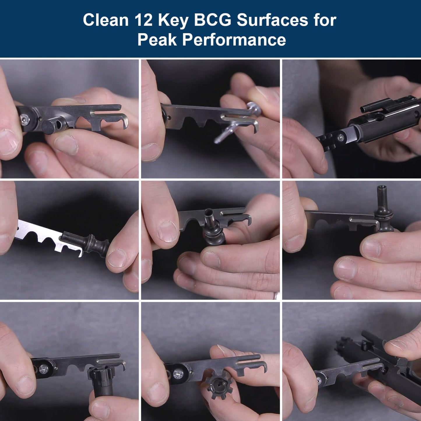 AltitudeCraft Carbon Multi-Scraper and Sight Tool Kit, Carbon Cleaning Tool, Carbon Removal Tool, Front Sight Tool, Includes Disassembly Tool and Pin Punch Tool
