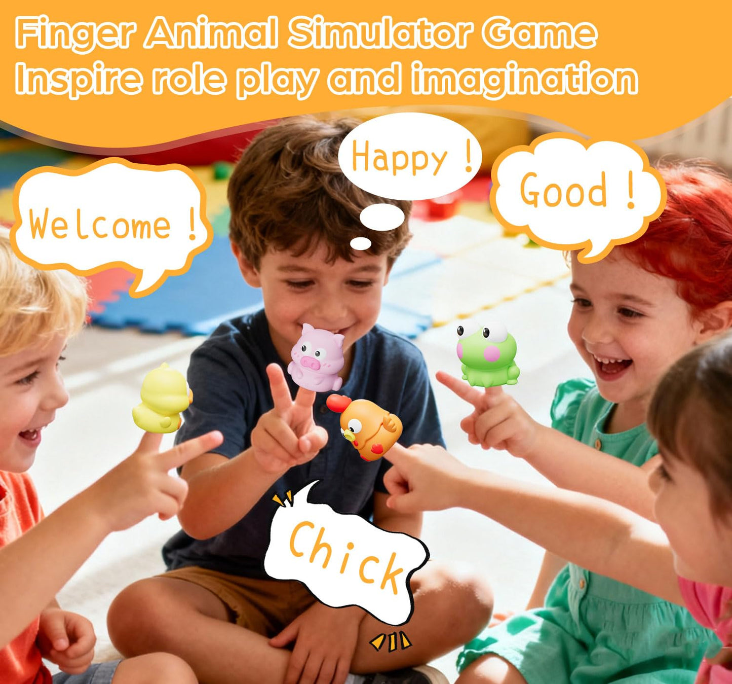Toddler Train Track Toys,Electric Farm Animal Train Set, Realistic Steam Lights Sound, Interactive Boy Gift Toy, Animal Finger Play, Barn Number Game，Educational Gifts for Smart Kids 1 2 3 Years Old
