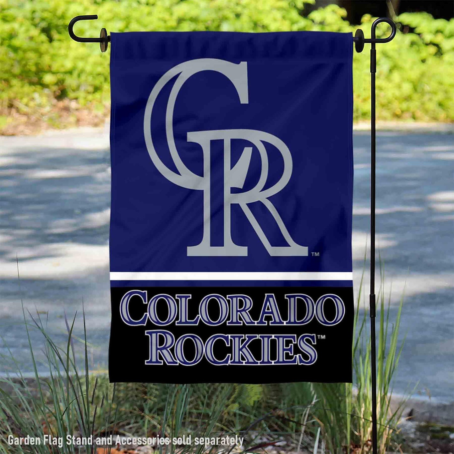 Colorado Rockies Double Sided Garden Flag