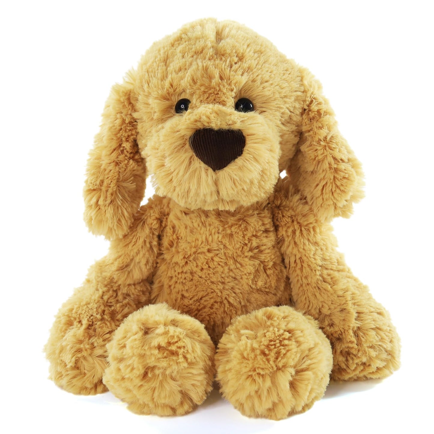 Furvana The Golden Retriever Plush, Dogs Stuffed Animals, 10" Golden Retriever Stuffed Animal, Ideal Christmas Animal Gift for Toddlers, Kids & Teens, for Ages 3-14