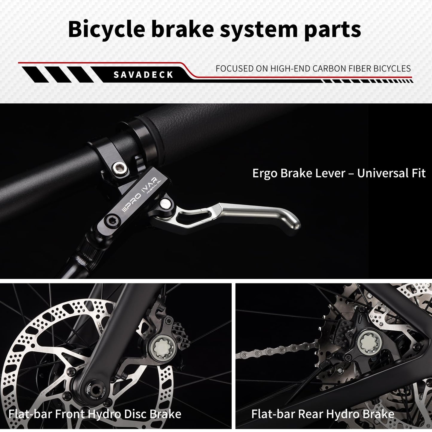 SAVADECK Carbon Gravel Bike - T800 Carbon Frame & Fork | Shimano U6000 11-Speed Groupset | Hydraulic Disc Brakes | 700CX40mm All-Terrain Tires | Men & Women Road/Off-Road Bicycle (Black, 58cm)