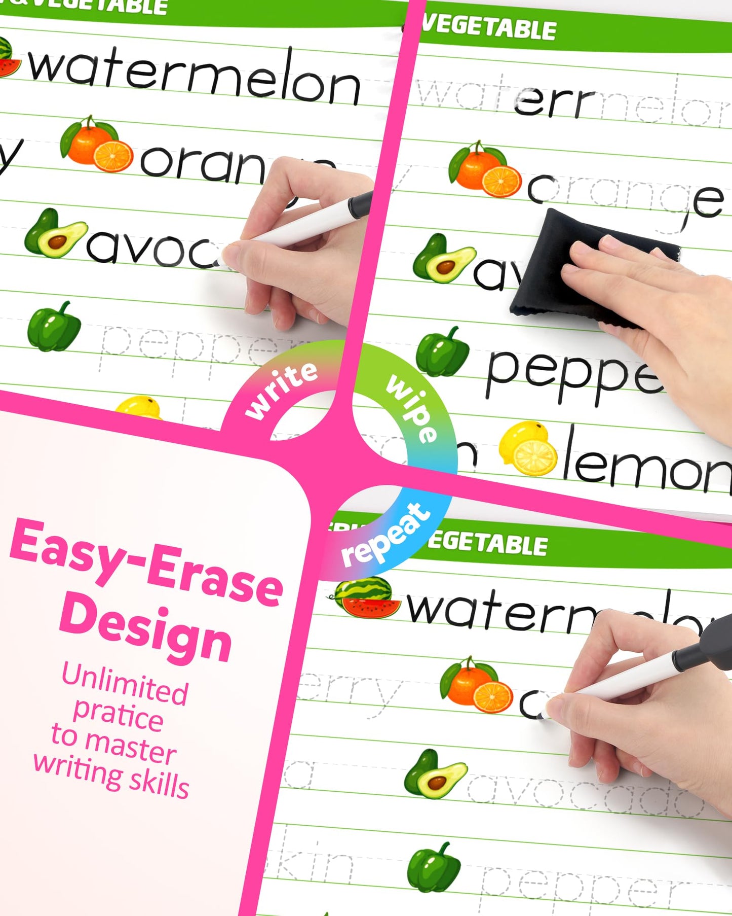 Coogam Montessori Preschool Learning Activities for Toddler Girls Age 3-5, Busy Book with Tracing & Handwriting Practice, Educational Autism Sensory Travel Toys for Girls Birthday Gifts