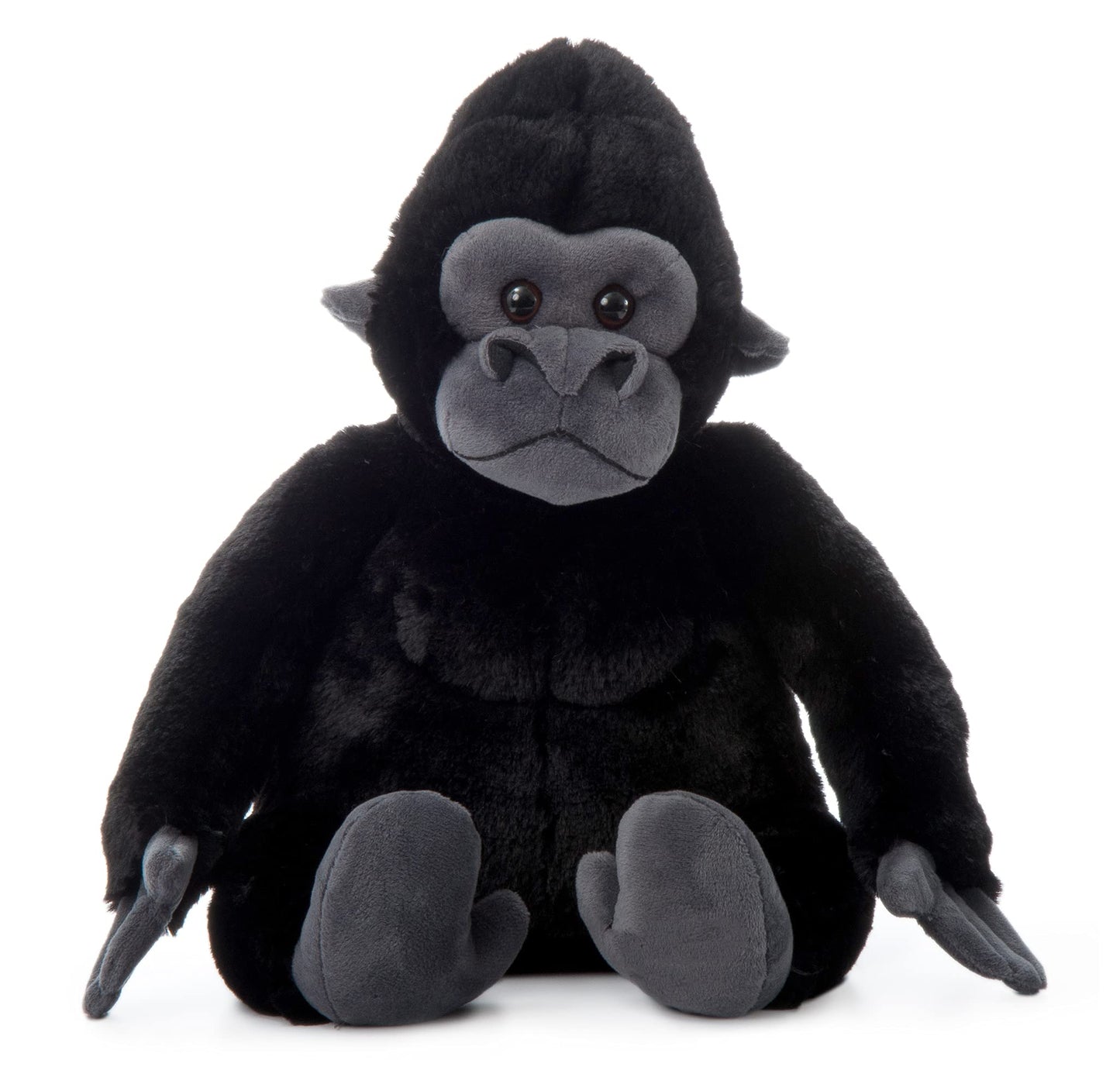 The Petting Zoo Gorilla Stuffed Animal, Gifts for Kids, Wild Onez Zoo Animals, Gorilla Plush Toy 12 inches