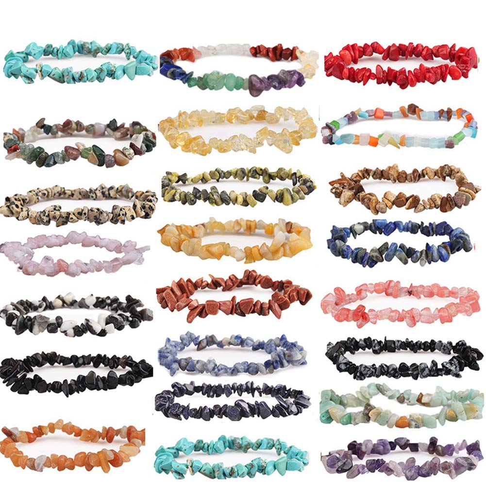 Natural Chip Stone Beads Dalmation Spot 5-8mm About 400 pieces Irregular Gemstones Healing Crystal Loose Rocks Bead Hole Drilled DIY for Bracelet Jewelry Making Crafting (5-8mm, Dalmation Spot Jasper)