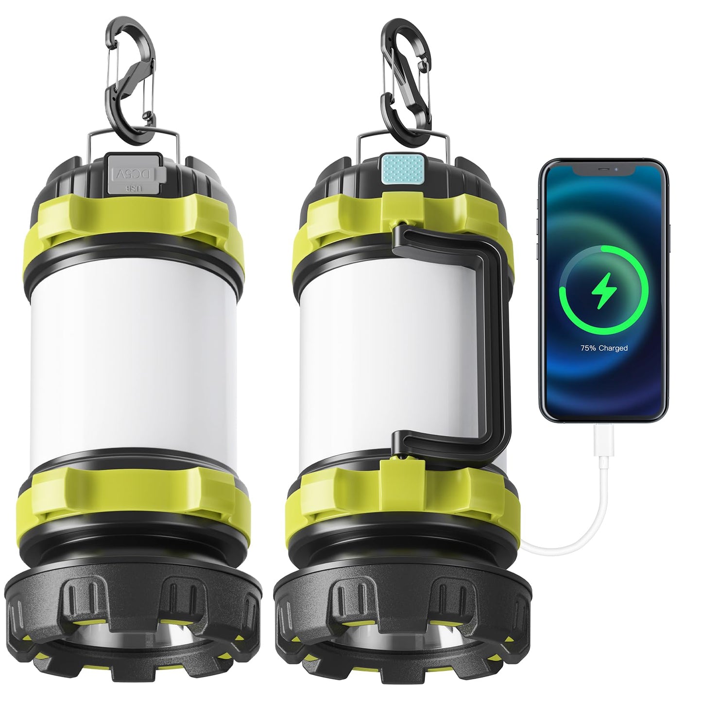 AlpsWolf Camping Lantern Rechargeable , Alpswolf Camping Flashlight 4000 Capacity, 6 Modes, IPX4 Waterproof, Led Lantern Camping, Hiking, Outdoor Recreations