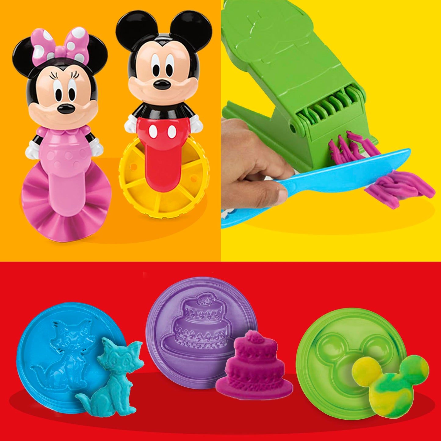 Play-Doh Disney Junior Mickey Mouse Clubhouse, Shape a Story Playset, Storage & Travel, Arts & Crafts Preschool Toys for Kids 2+