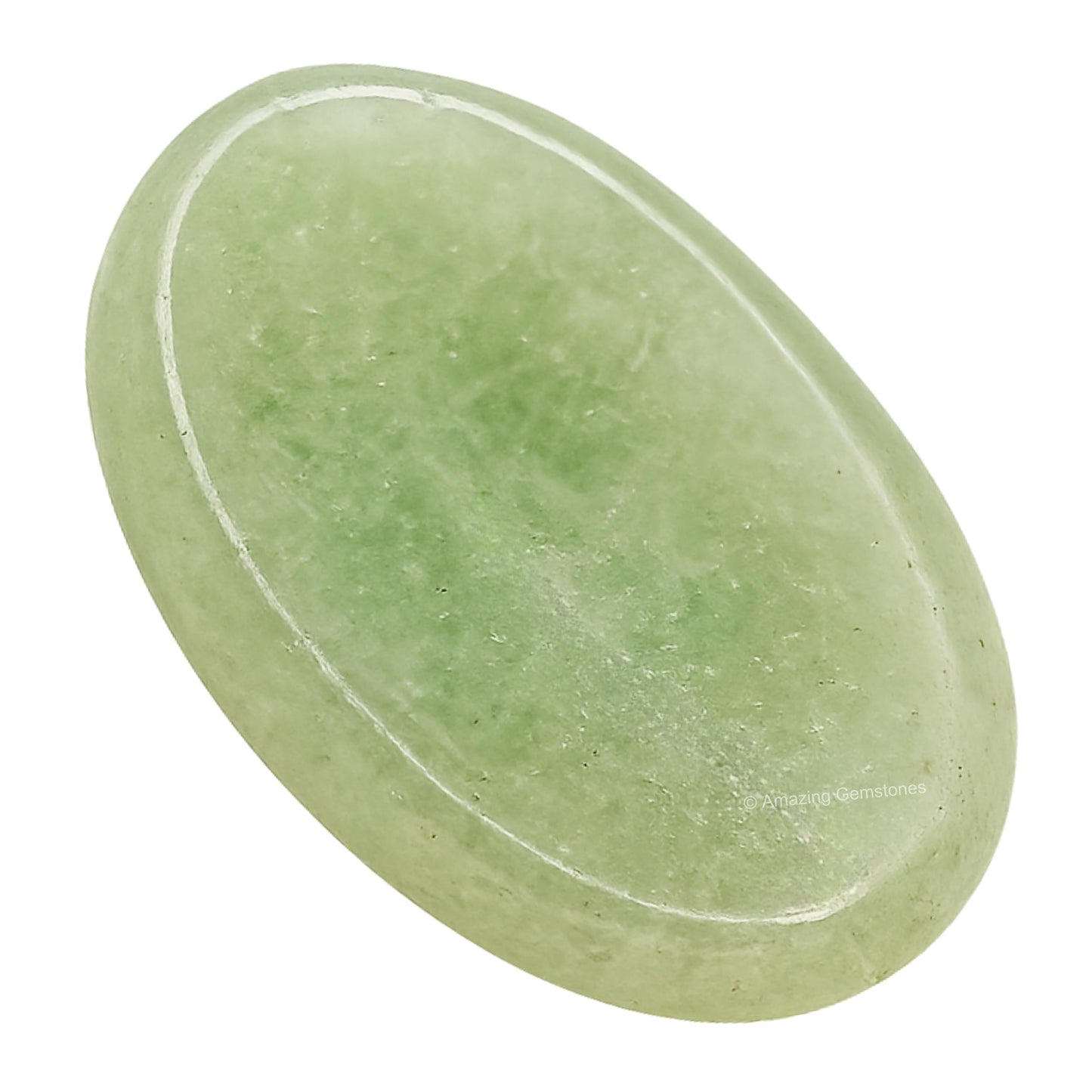 Amazing Gemstone Green Aventurine Worry Stone Crystals and Healing Stones - Worry Stones for Stress Relief Gifts - Piedra Crystal Fidget for Meditation - Unique Stocking Stuffers and Birthday Gifts