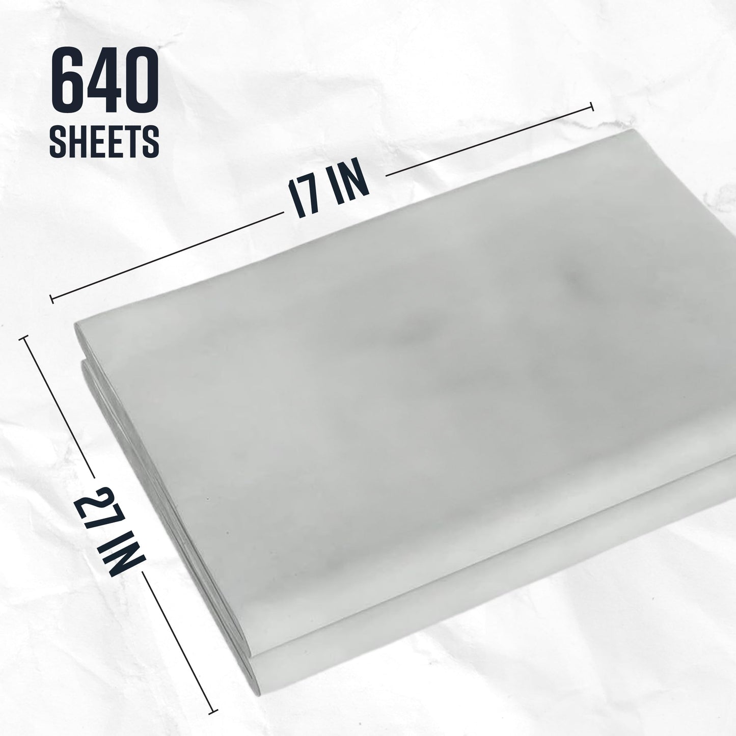 Bryco Goods Packing Paper Sheets for Moving | 640 Sheets | 27" x 17" | 20lb | Made in USA | Newsprint Paper | Must Have in Your Moving Supplies