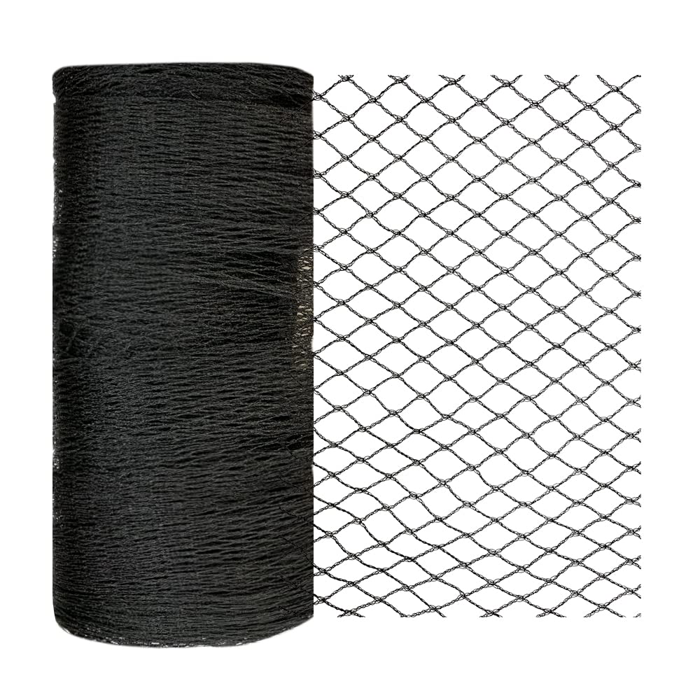 Junkogo Bird Netting 7.5x100 Ft, 1/2In Mesh Heavy Duty Garden Netting Pest Barrier for Plants, Fruit Trees, Vegetables, Extra Strong Woven Mesh Netting, Animal Fencing Against Birds, Deer, Poultry