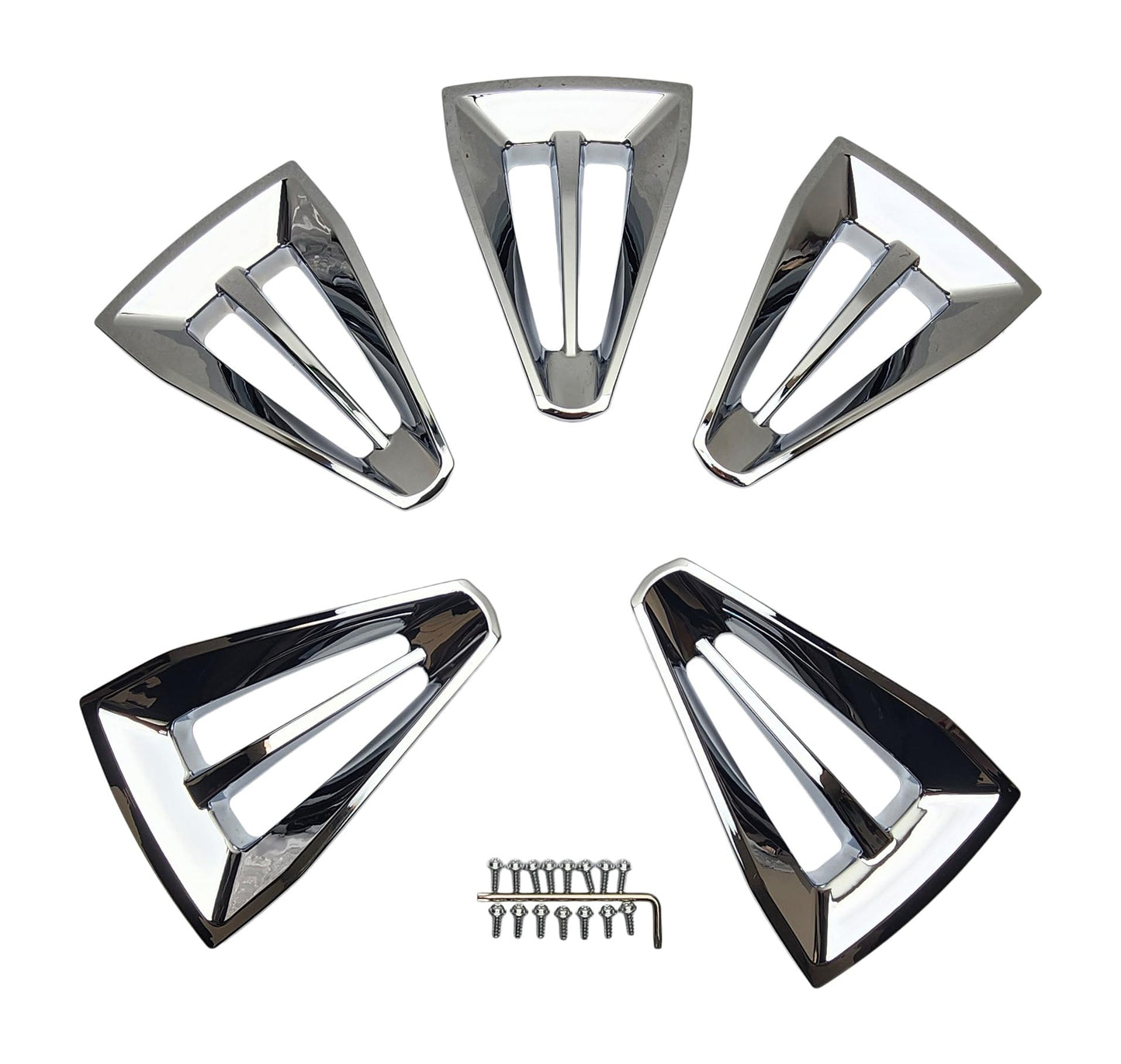 Performance OE Replicas PR212 22 Inch Wheel Chrome Inserts Set of 5, 212CA-22