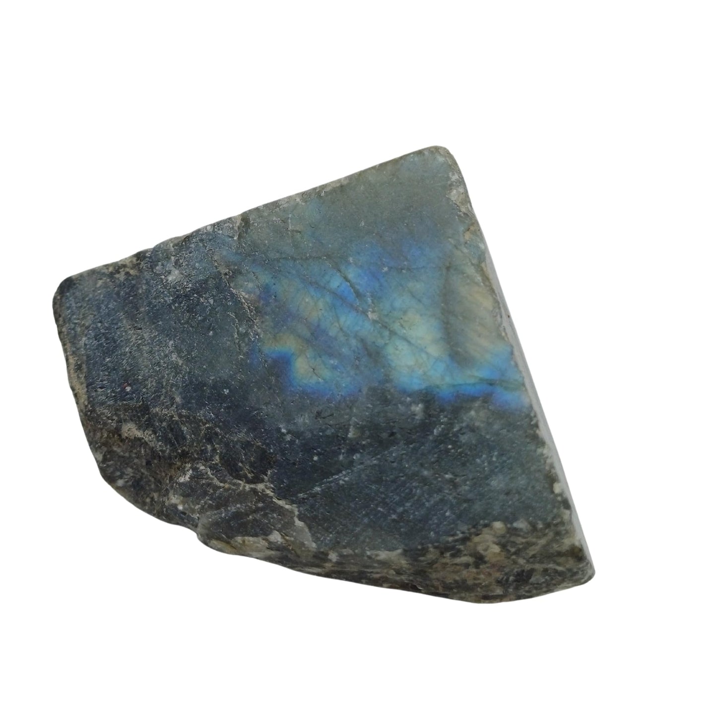 Karma Gems 5 Pcs Labradorite Natural Crystals - Rocks for Tumbling - Raw Cool Agate Crystal Stones - Chakra Healing Gemstones - Meditation and Reiki Stones - Rock Collections for Kids