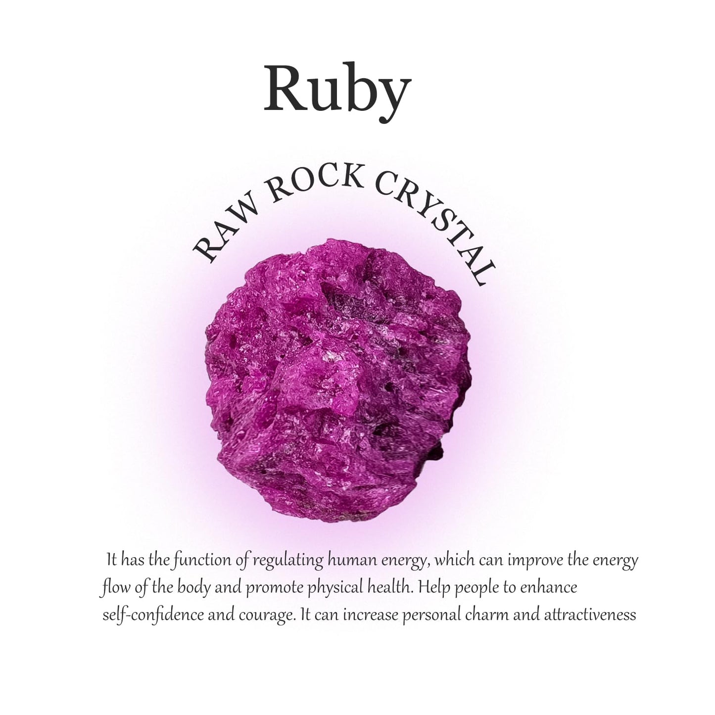 Apengshi Red Corundum Raw Stones Natural Crystal and Healing Stones Rough Rocks Reiki Chakra Fountain Home Garden Decor Yoga Meditation DIY Stone 1.2-2''