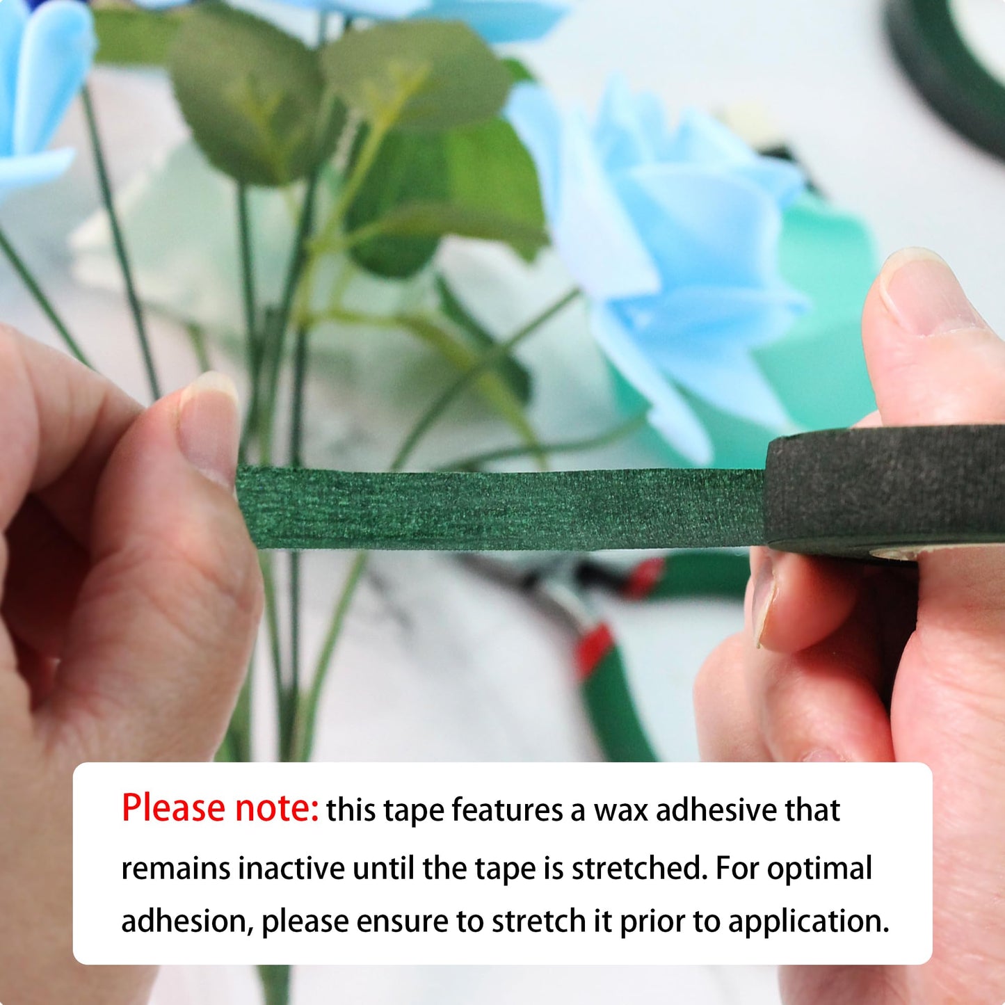 Vignor Floral Arrangement Kit with Green Flower Tape, Metal Wire, Ribbon, Flores Cutter, Scissor, Glove, Boutonniere Pin for Stem Wrap Florist Supplies Bouquet Accessories DIY Craft (10-in-1 Set)