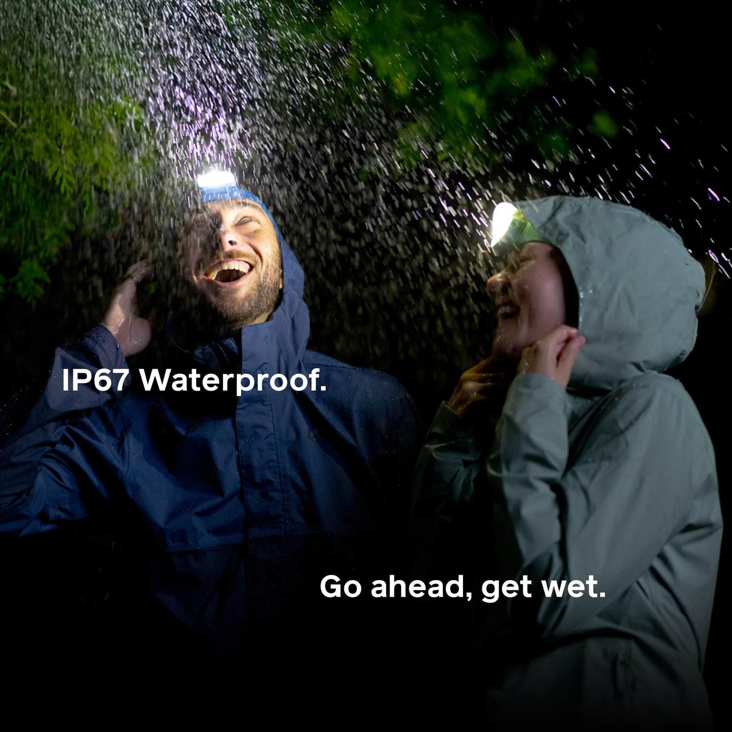 BioLite Range 300 Waterproof, Fast-Charging Rechargeable Headlamp, Slate Blue, 300 Lumens, USB-C Charging, 75m Beam, 100 Hour runtime