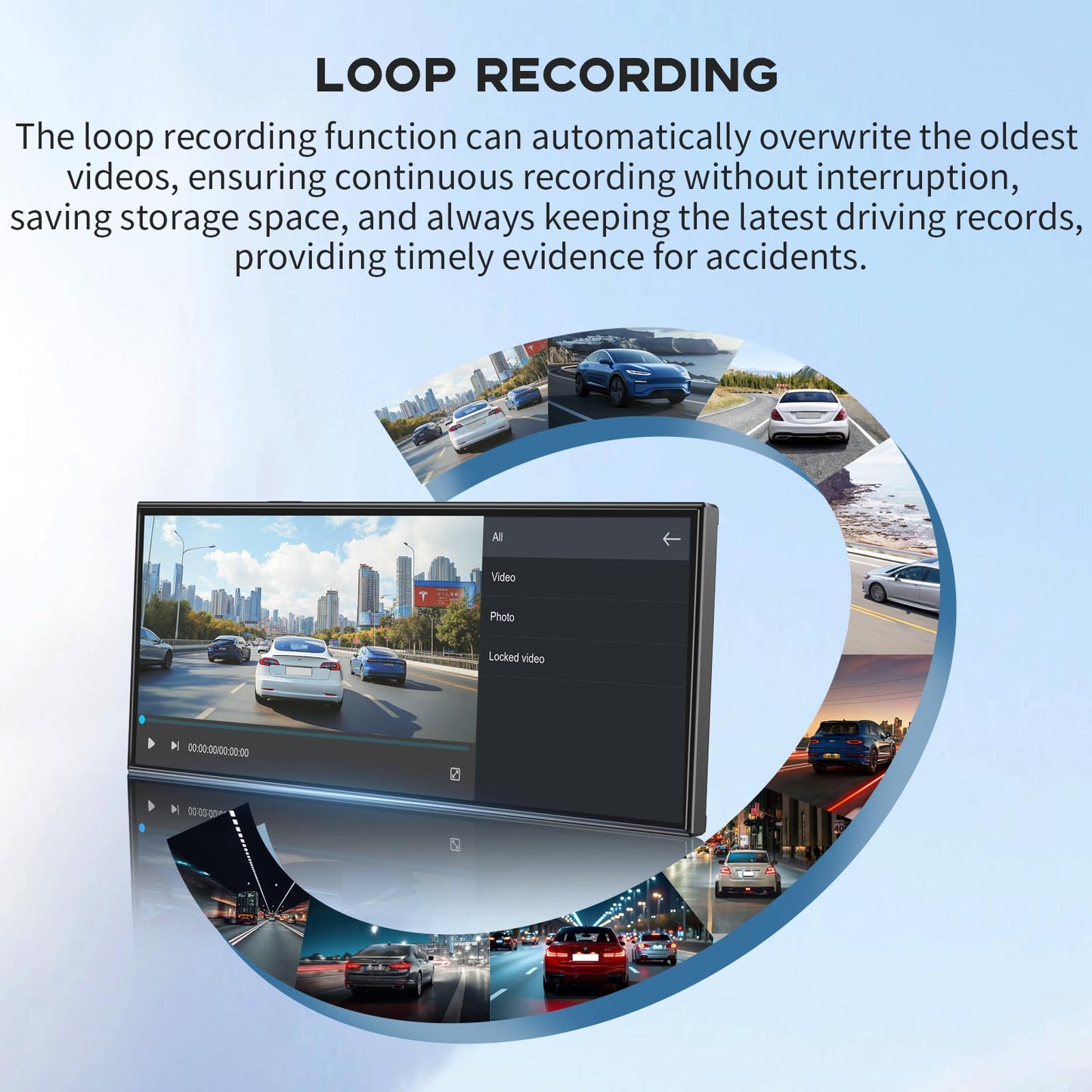 Largest 11.5" Portable Apple Carplay Screen for Car, 4K Wireless Car Play & Android Auto, Upgrade Touchscreen with Dash Cam, App Control/Loop Recording/Backup Camera/Mirror Link/GPS/FM