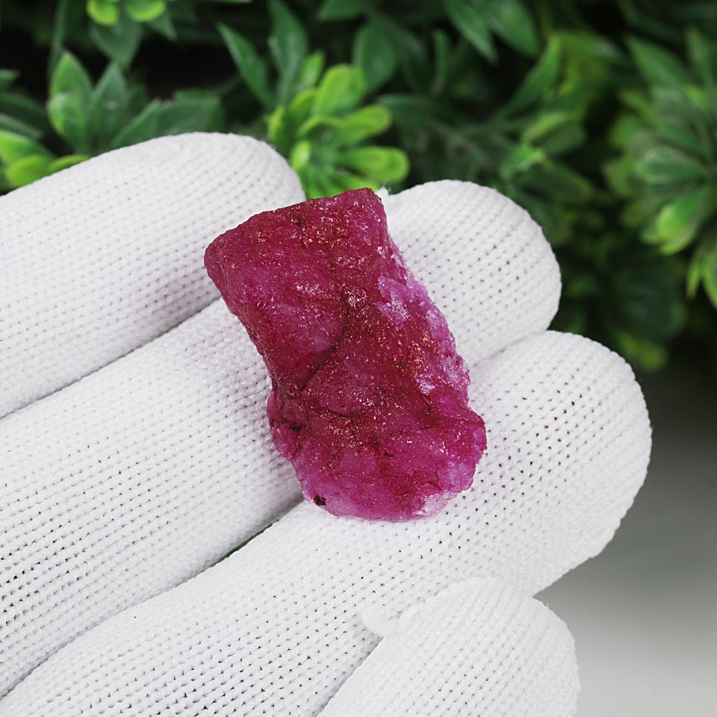 REAL-GEMS Natural Red Ruby Rough Gemstone 30 Carat Approx Raw Uncut Stone For Jewelry Making And Collectors