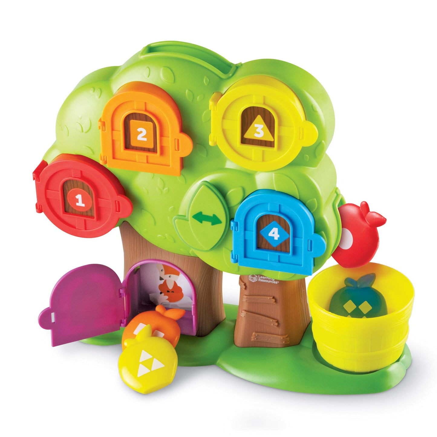 Learning Resources Hide & Seek Learning Treehouse, Number Toddler Games, Color Recognition, Gifts for Boys and Girls, Ages 2 +