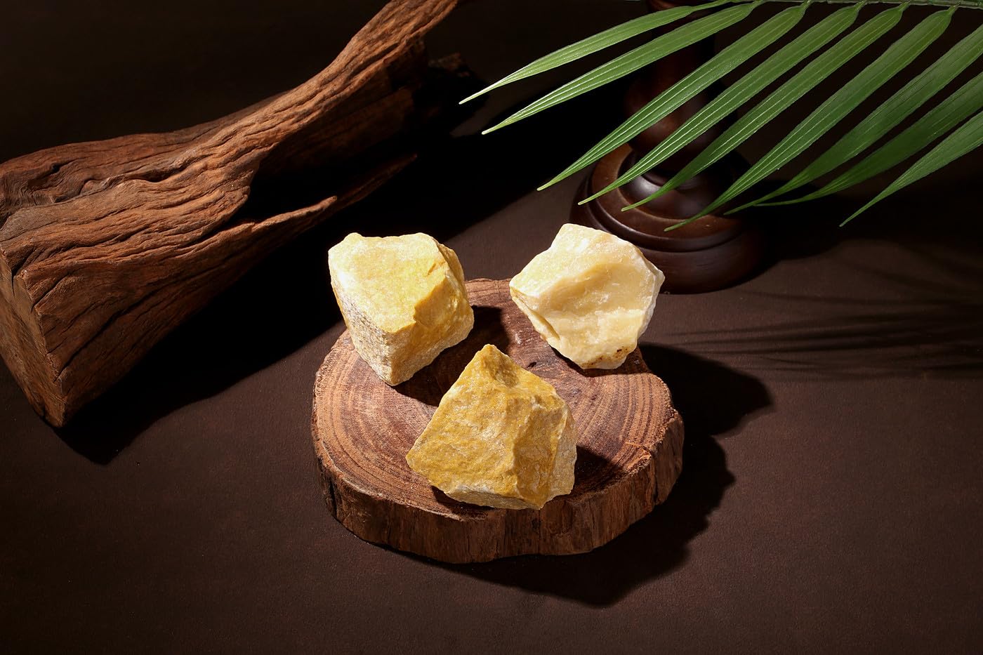 NUKAYAI 2Pcs Yellow Aventurine 1.8-2.2" Large Natural Raw Crystals Healing Crystal Yellow Aventurine Stones Rough Rocks for Wrapping Gifts Decoration Cabbing DIY Wicca Reiki Wire Polishing Rock