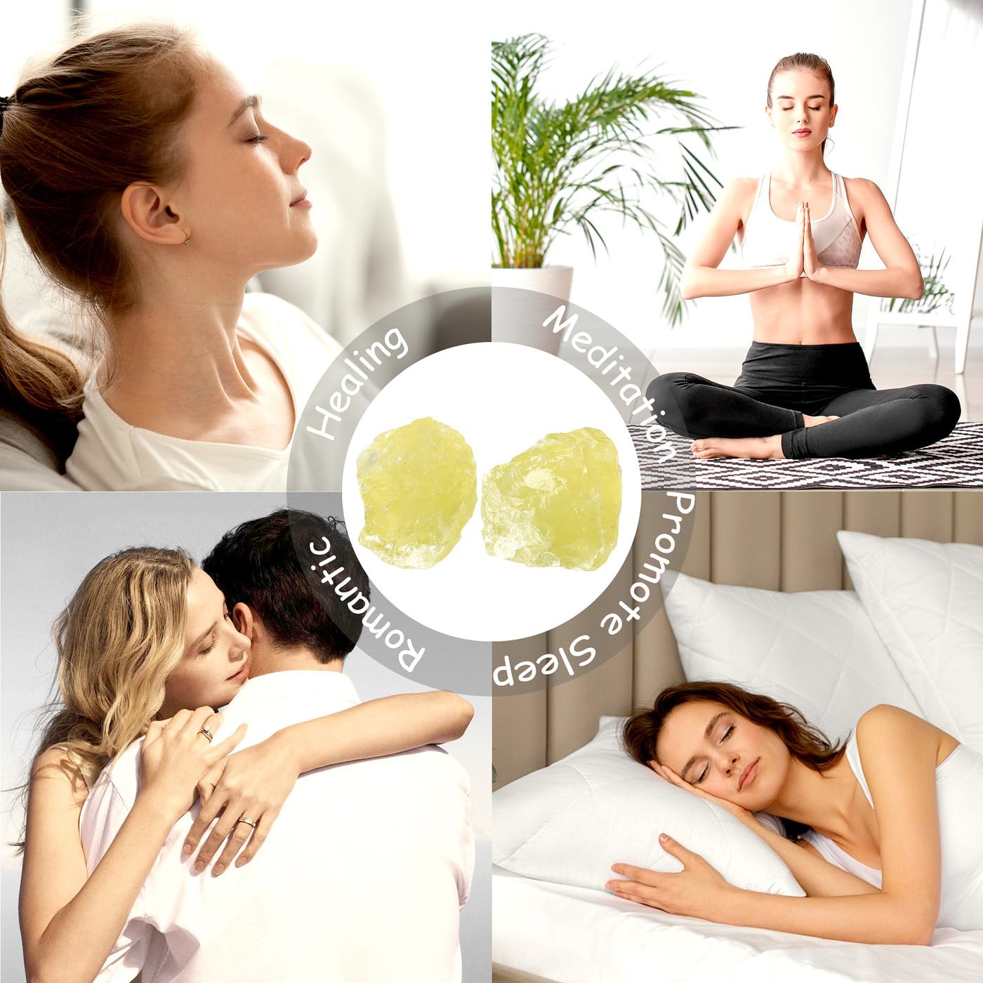 NUKAYAI 2Pcs Citrine 1.8-2.2" Large Raw Crystals Natural Stones Citrine Healing Crystal Rocks for Polishing Decoration DIY Tumbling Wire Wrapping Wicca Reiki Rough Rock Gifts