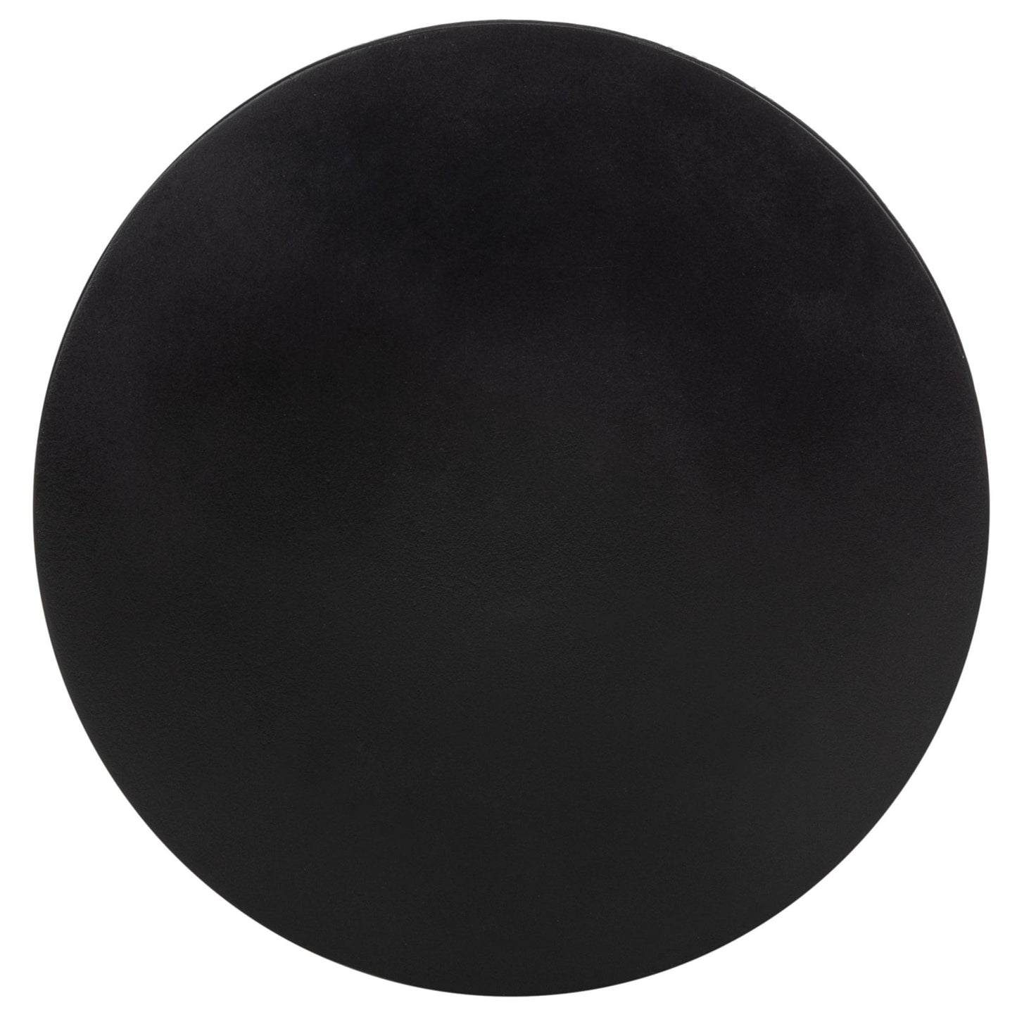 Safavieh Outdoor Athena Black Modern Concrete Round Accent Table