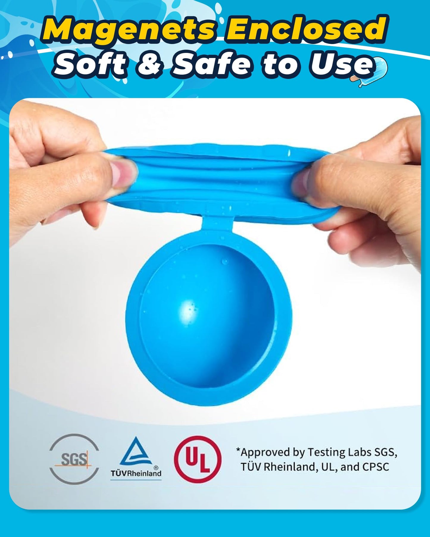 12PCS Reusable Water Balloons - Quick Fill Water Balls Toys For Toddler Age 4-8 - Refillable Self-Sealing Water Splash Bomb For Summer Party Pool Outdoor Beach Toys for kids Age 8-12