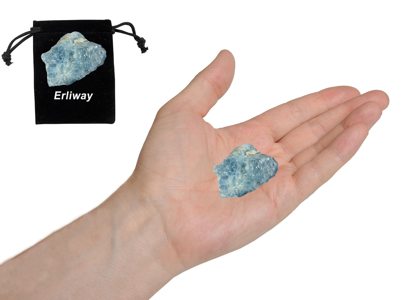 Kyanite Raw Crystals, Large 1.25-2.0" Healing Crystals Natural Rough Stones Crystal for Tumbling, Cabbing, Fountain Rocks, Decoration, Polishing, Wire Wrapping, Wicca & Reiki