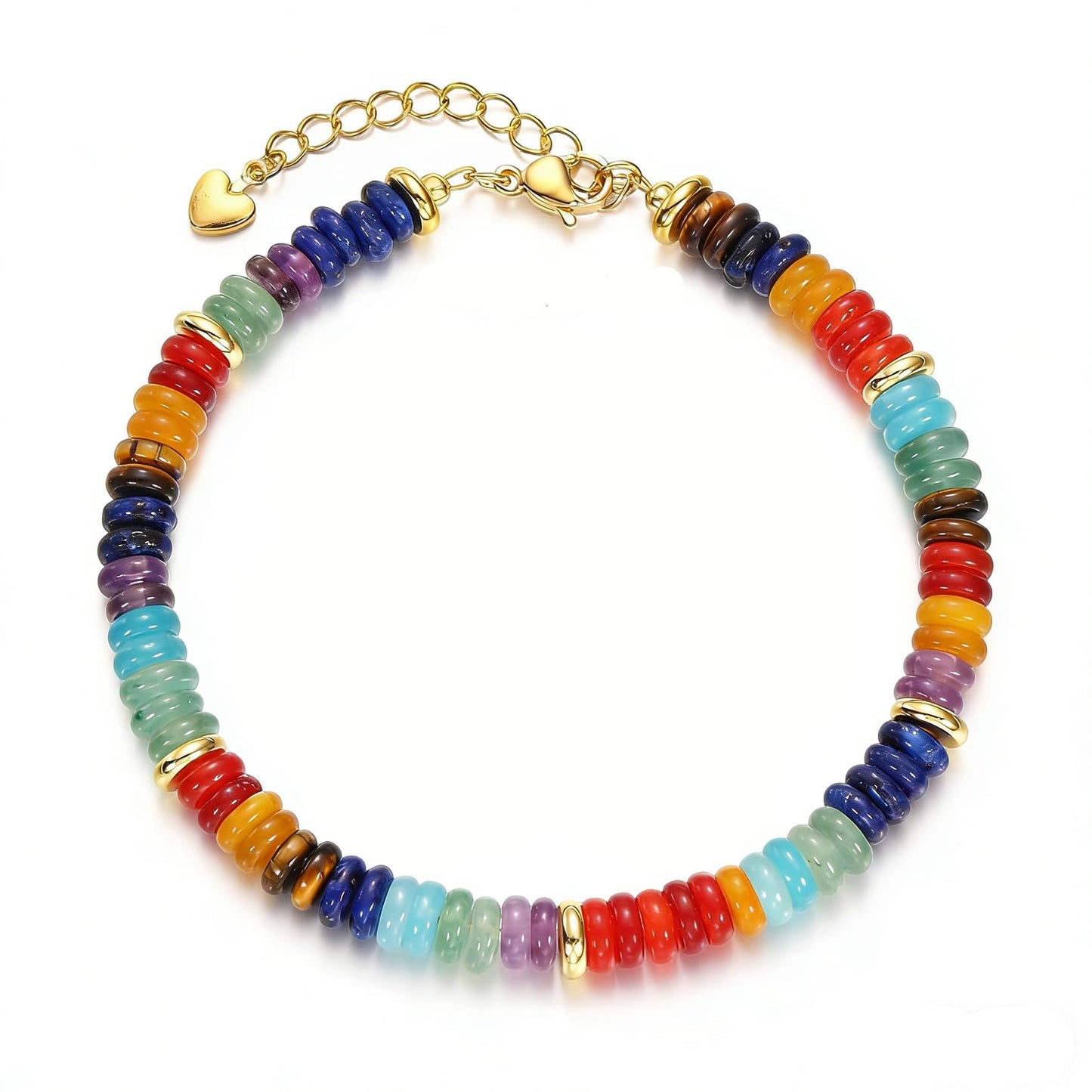 Korotho Chakra Bracelet for Women, Crystals and Healing Stones Crystal Bracelet Anxiety Relief Items Gifts 7 Chakra Bracelets Pulseras Para Mujer Spiritual Bracelets for Women Trendy