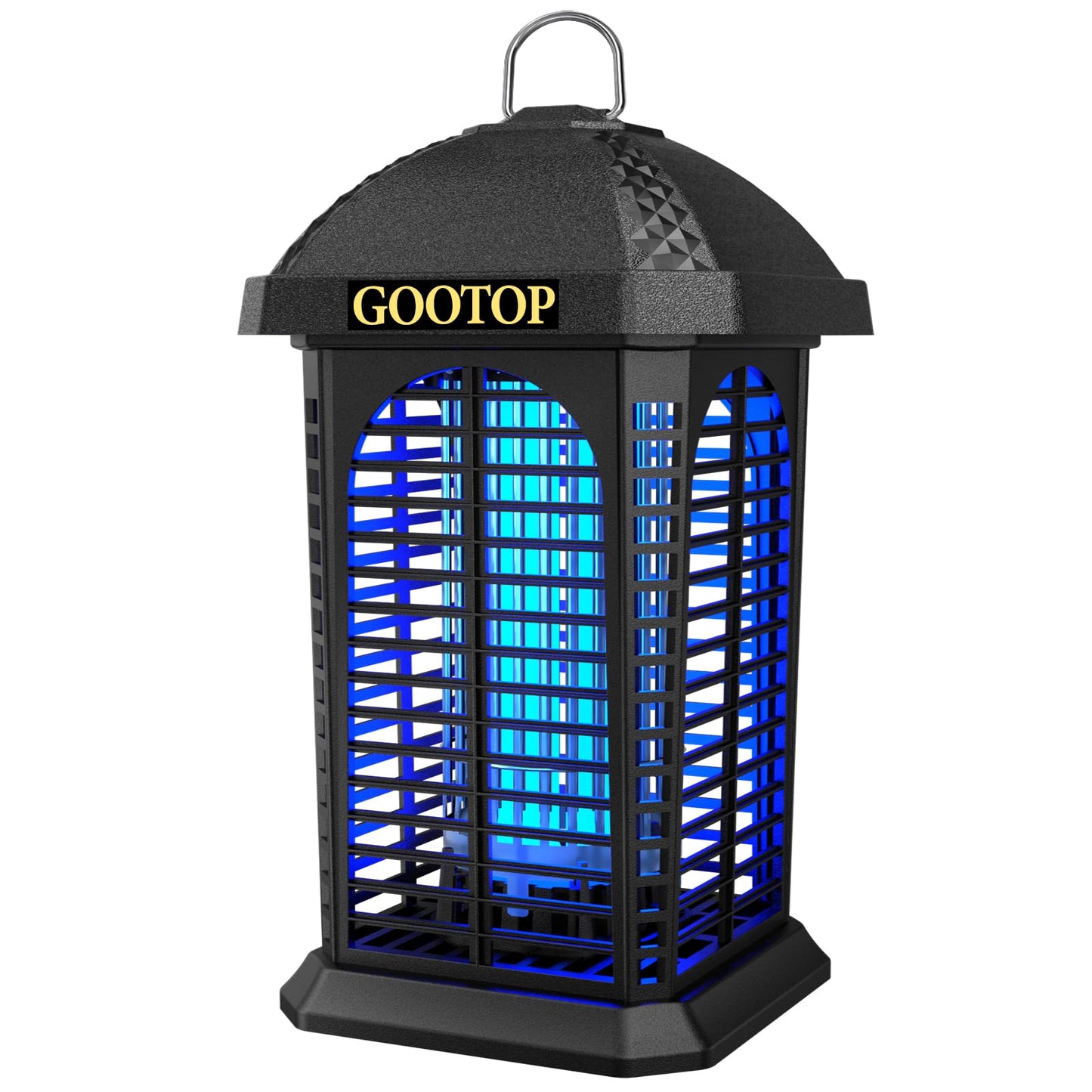 Bug Zapper Outdoor, 4200V Electric Mosquito Zapper, Bug Zapper Outdoor, Fly Traps, Fly Zapper, Mosquito Killer Indoor 3 Prong Plug, 90-130V, ABS Plastic Outer