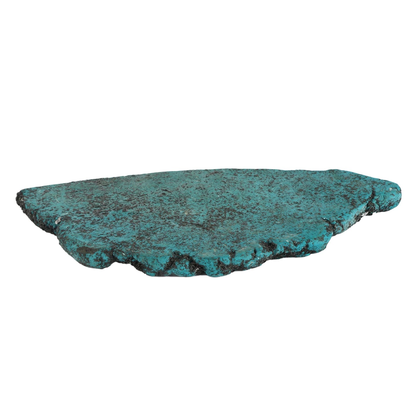 REAL-GEMS Natural Turquoise Rough Gemstone Slab 571 Carat Approx Raw Uncut Mineral Stone Specimen For Jewelry Making And Collectors