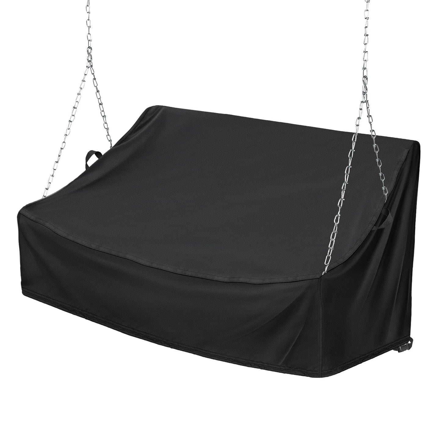Kasla Porch Swing Seat Cover, Waterproof Swing Covers for Outdoor Patio Swings & Garden Hammock Glider & Hanging Swing Bench (56x28x24/32in)