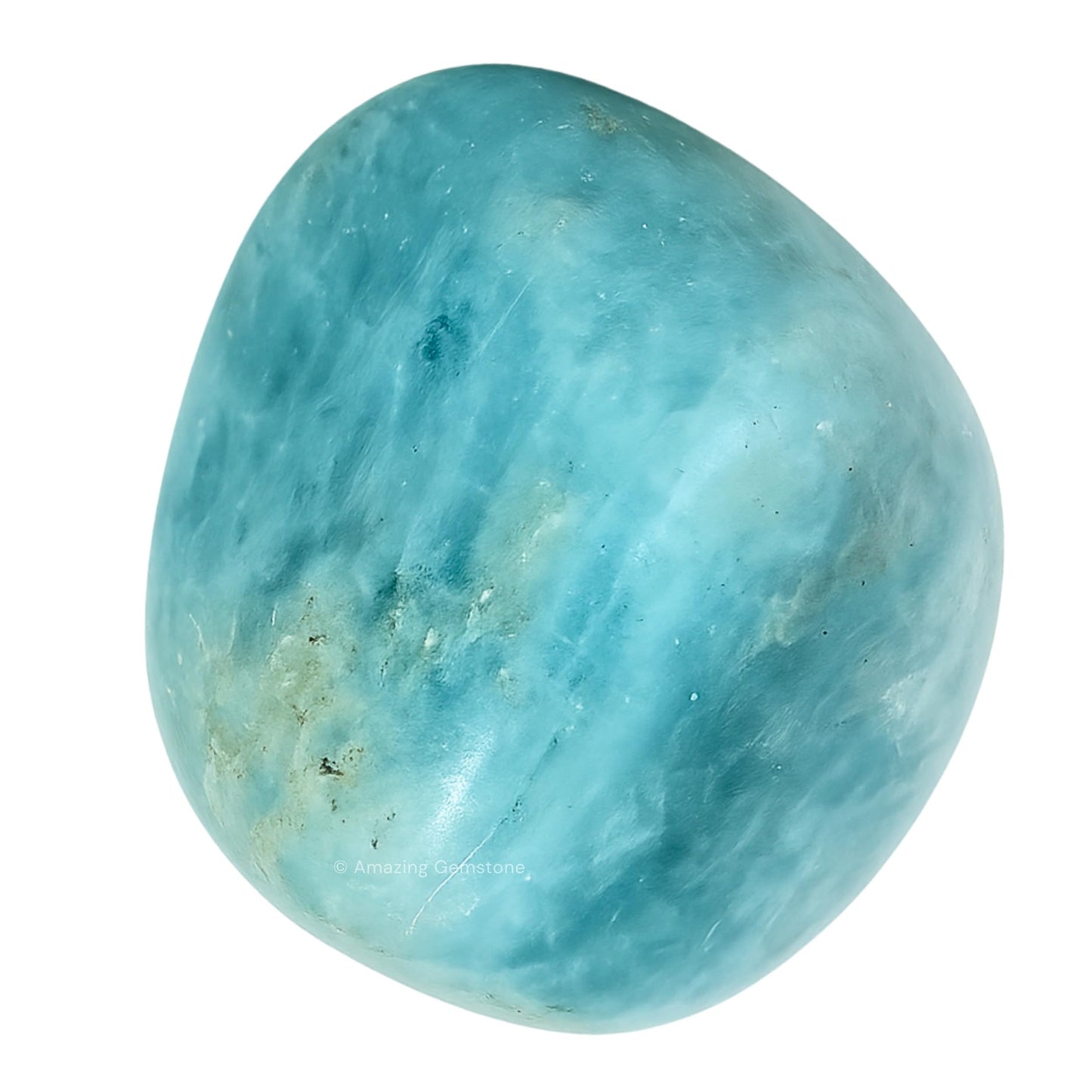Amazing Gemstone Aquamarine Crystals and Healing Stones Tumbled - 1 oz, Natural Healing Stones for Energy Balance, Stress Relief - Premium Polished Gems Rocks for Meditation and Wellness