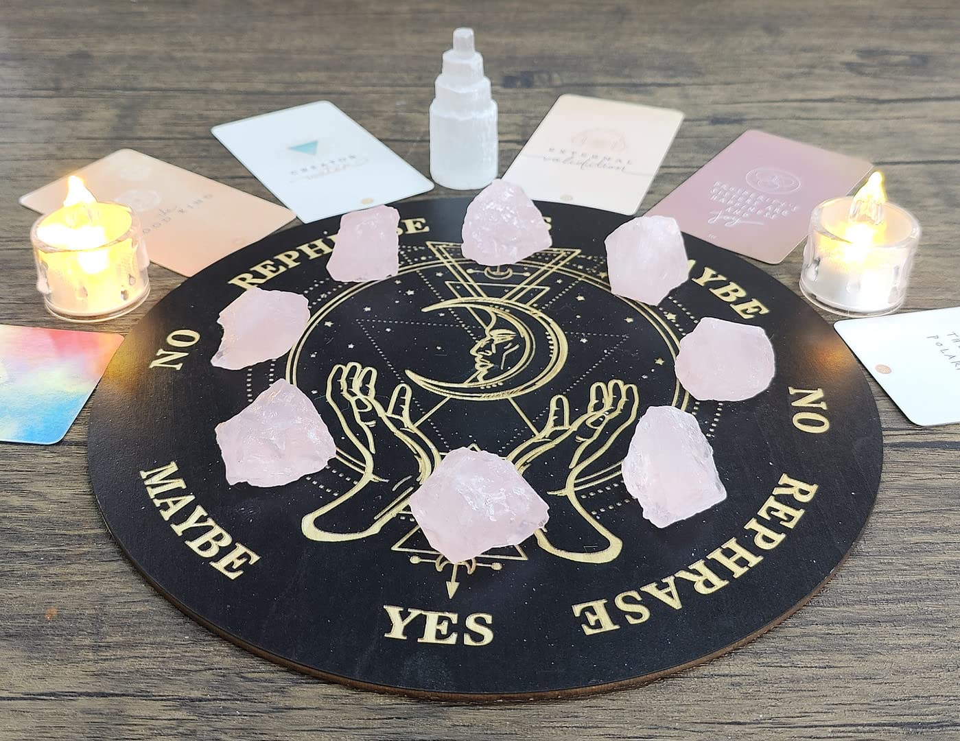MAIBAOTA Natural Rose Quartz Crystals Bulk Raw Healing Crystal Stones 1" Raw Rough Gemstones Rocks for Tumbling Polishing Cutting Reiki Witch Quartz Crystals