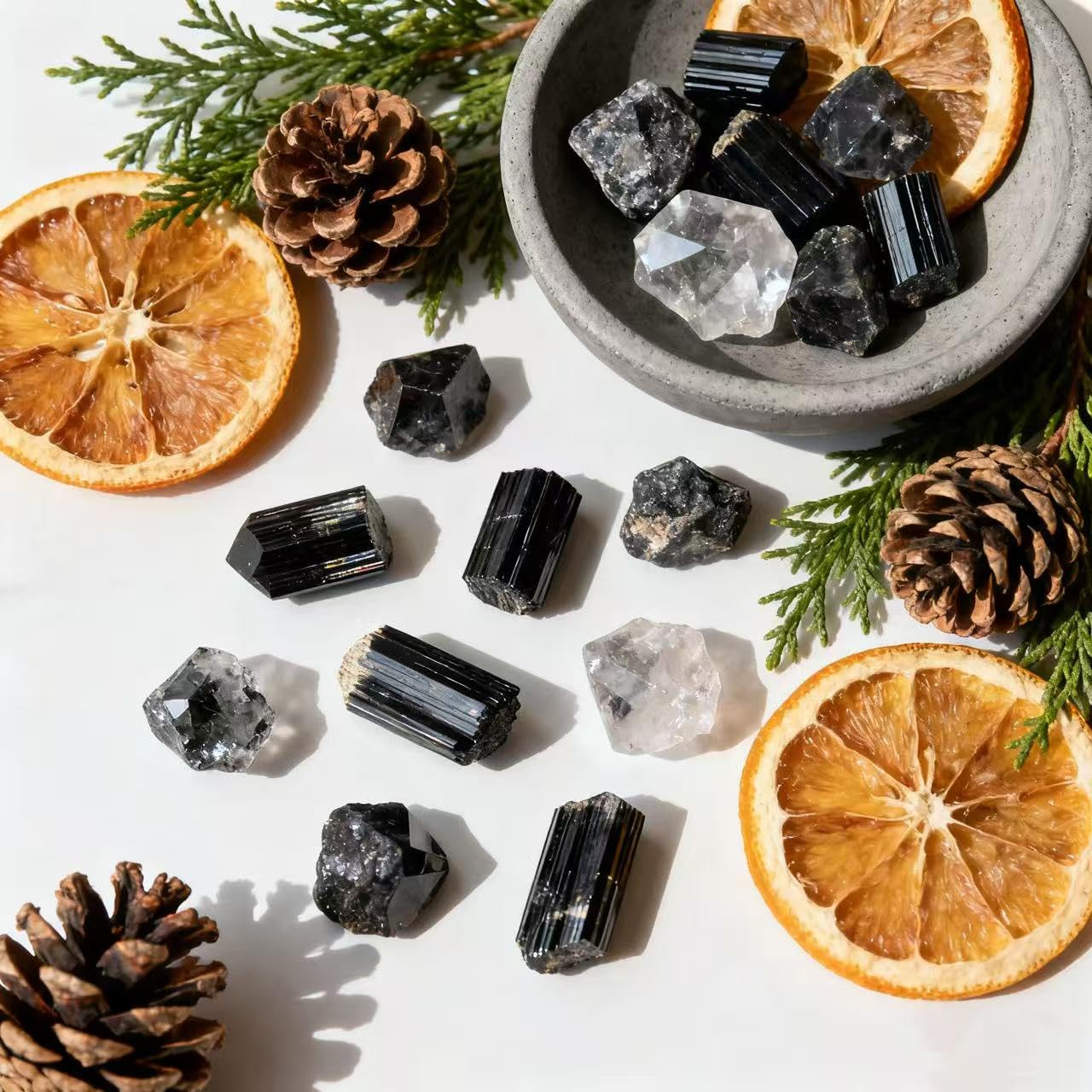 Sulanvi Bulk Raw Citrine Crystals - Beginner DIY Healing Crystal Set,1.2-2.0”Natural Unpolished Gemstones for Terrarium, Meditation, Tarot, Grids, Aroma Stone, 0.45lb (Labradorite-L)