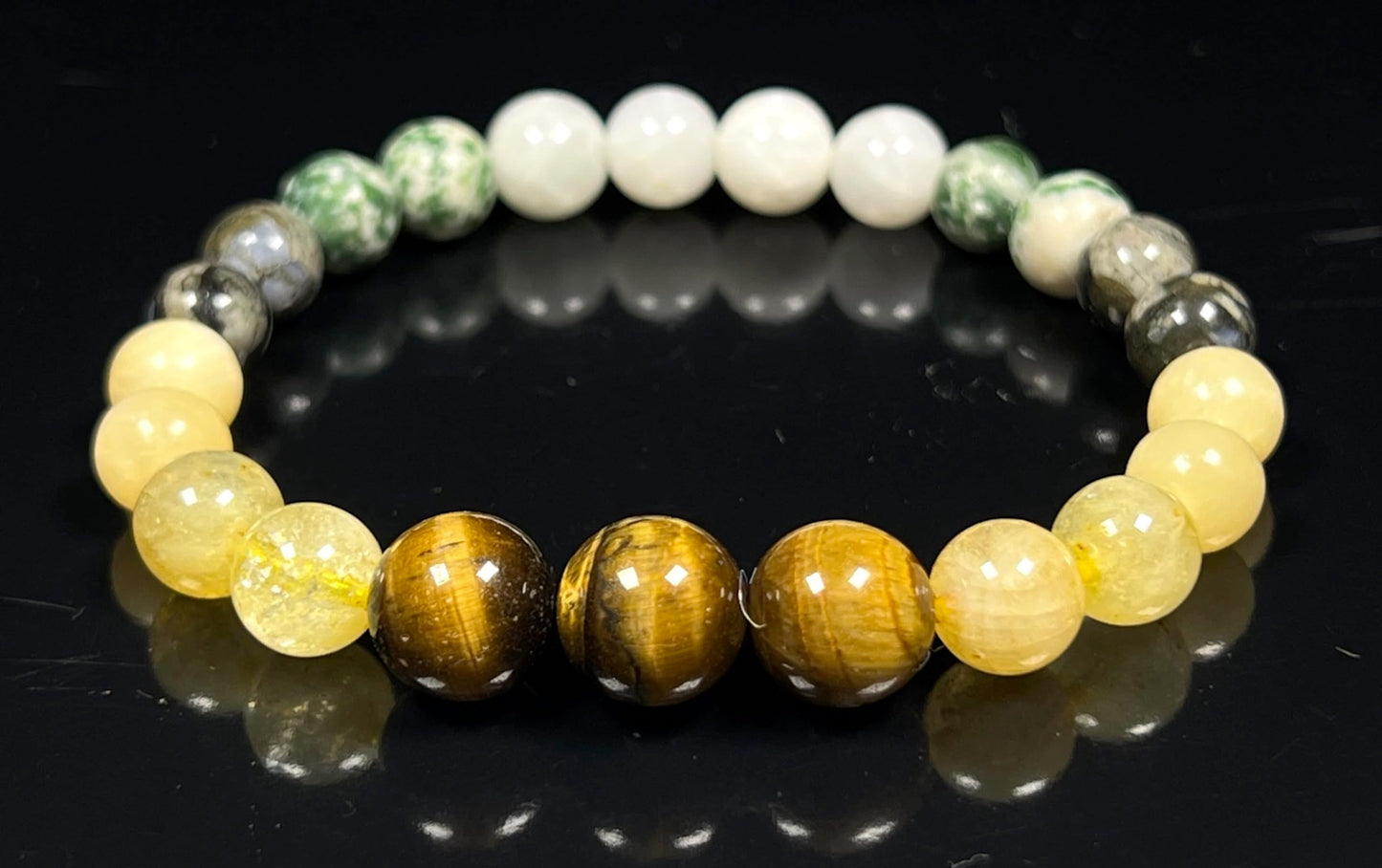 AWAKEN YOUR KUNDALINI Gemini Birthstone Bracelet – Multi-Chakra Balance & Zodiac Energy