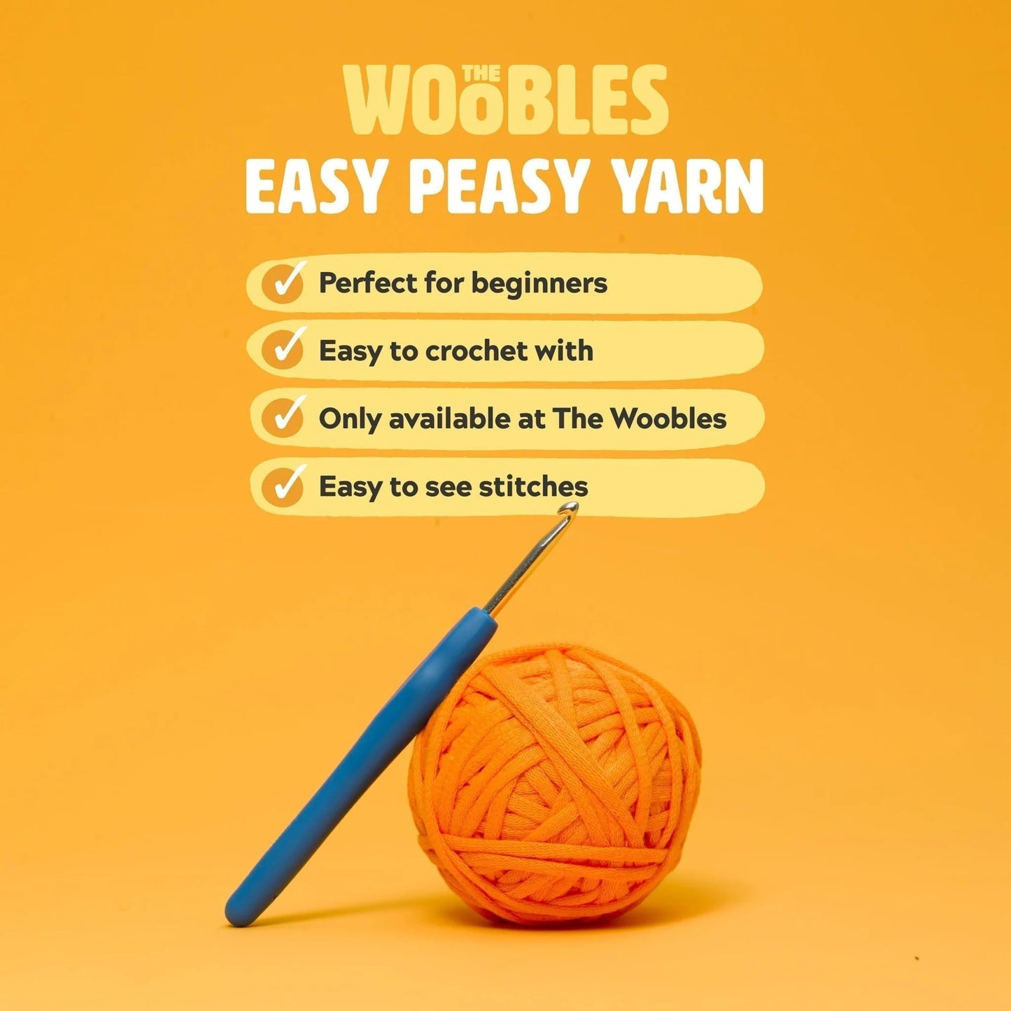 The Woobles Star Trek Crochet Kit for Beginners with Easy Peasy Yarn as seen on Shark Tank – Arts & Crafts Adult Knitting Kit with Step-by-Step Video Tutorials - Tribble